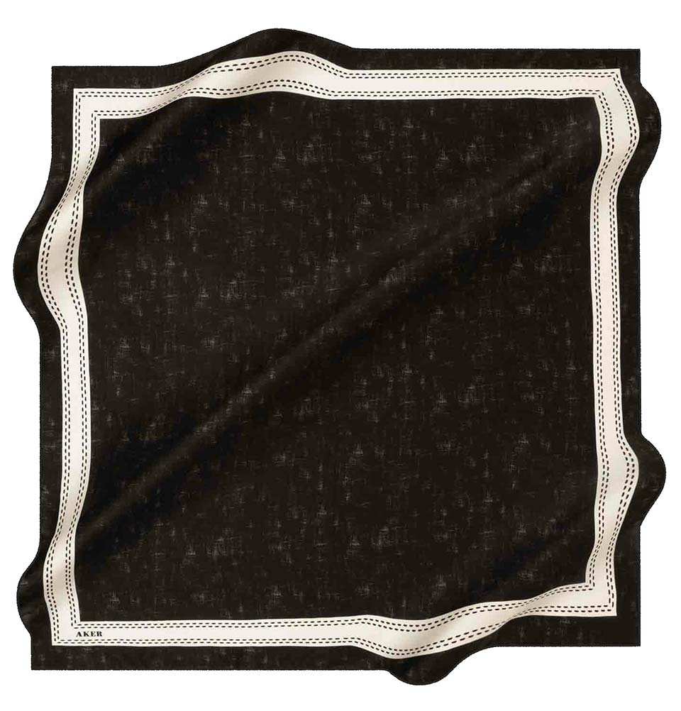 Aker Turkish Silk Hijab Scarf for Women - Lightweight Breathable Muslim Headscarf for Spring & Summer 2020 - Elegant Black #8062 - Perfect for Daily Wear, Prayer, and Special Occasions