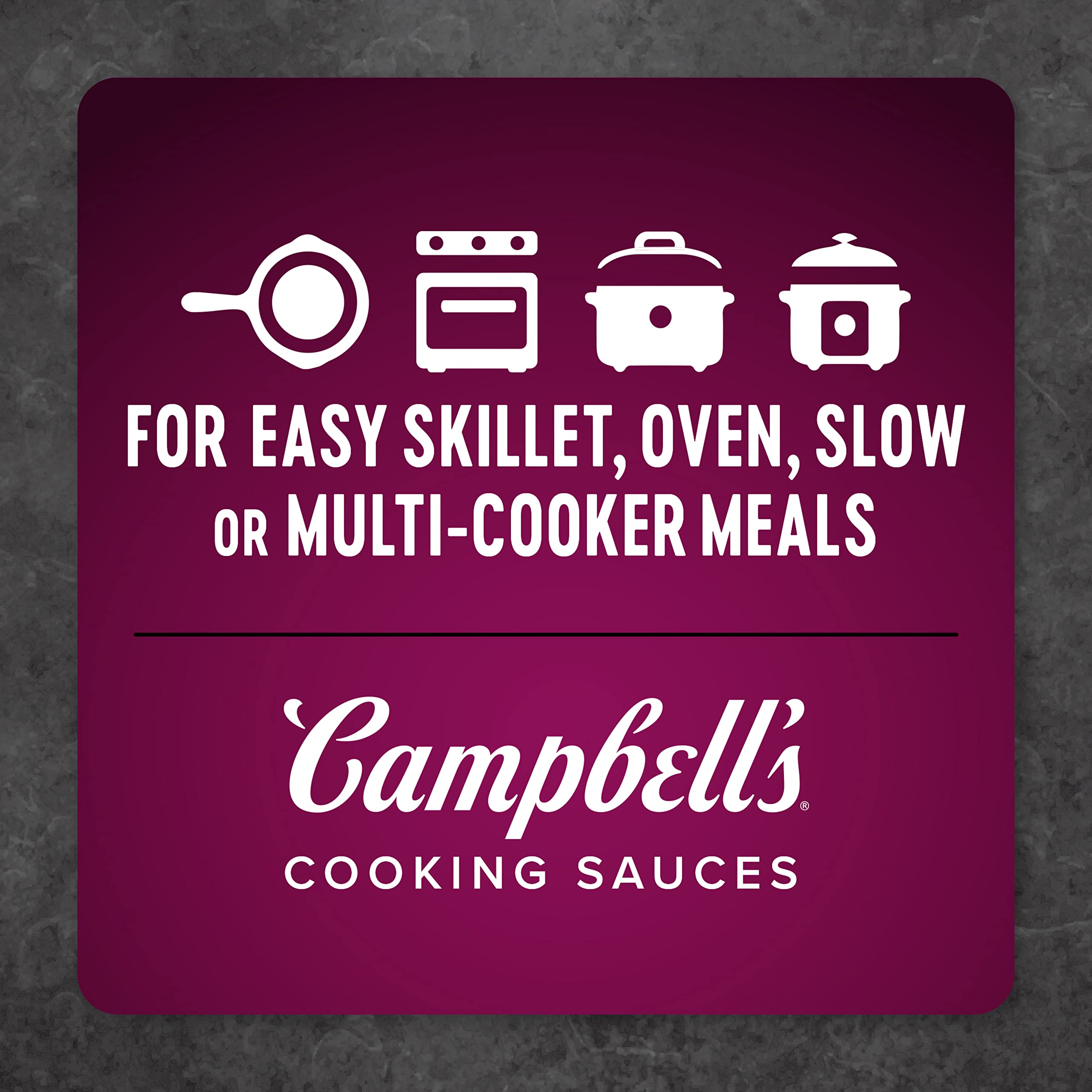 Campbell's Creamy Cajun Cooking Sauce - 11 Oz Pouch (Pack of 6) | Rich & Spicy Flavor for Pasta, Chicken, Seafood & More | Easy Meal Enhancer for Home Chefs & Food Lovers