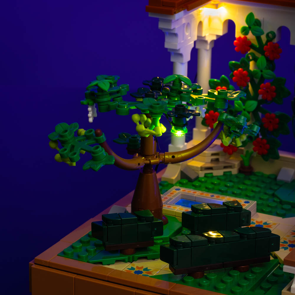 LEGO® Fountain Garden #10359 Light Kit - DIY LED Lighting Set for LEGO Building Blocks | Perfect for Home Decoration, Gift Giving & Nighttime Display
