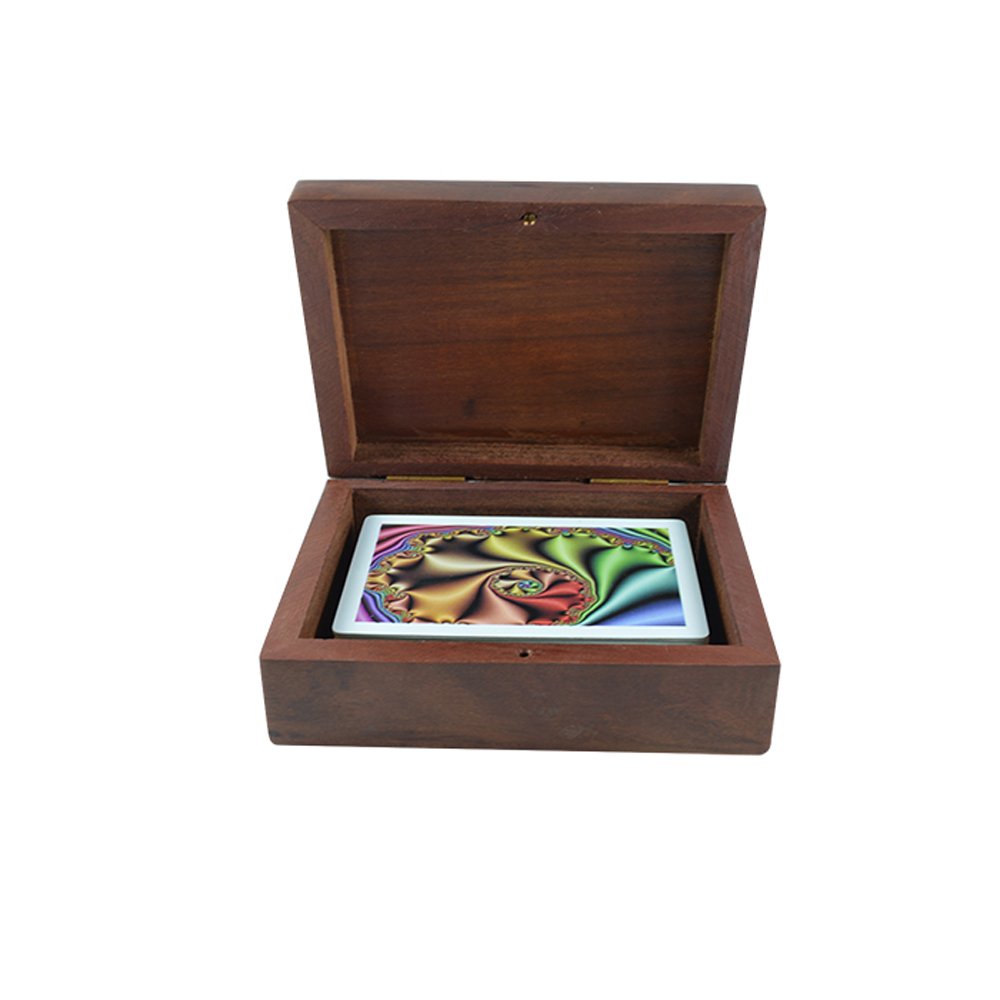 Handmade Wooden Playing Card Box - Premium Storage for Poker, Magic & Collectible Cards - Perfect for Game Nights, Travel & Gifting