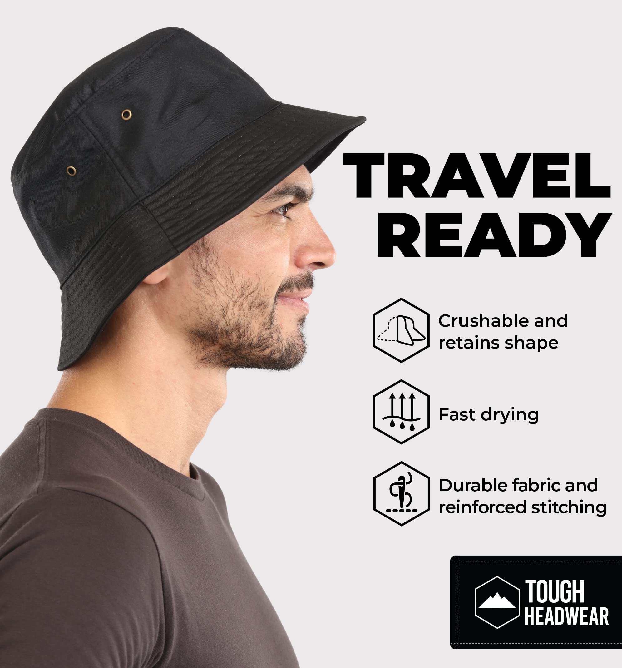 Stylish Summer Bucket Hat for Women & Men - UV Protection Fisherman Hat for Beach, Outdoor & Travel - Breathable Sun Hat for Hiking, Gardening & Vacation