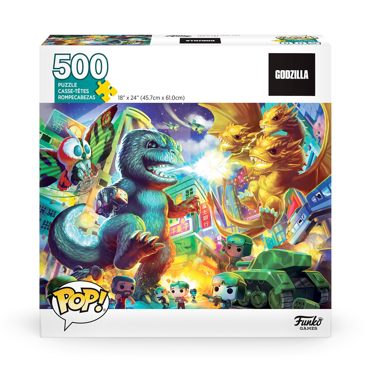 Funko Pop! Puzzle: Godzilla 70th Anniversary Edition - Collectible Puzzle for Fans, Perfect for Home Decor & Family Game Nights
