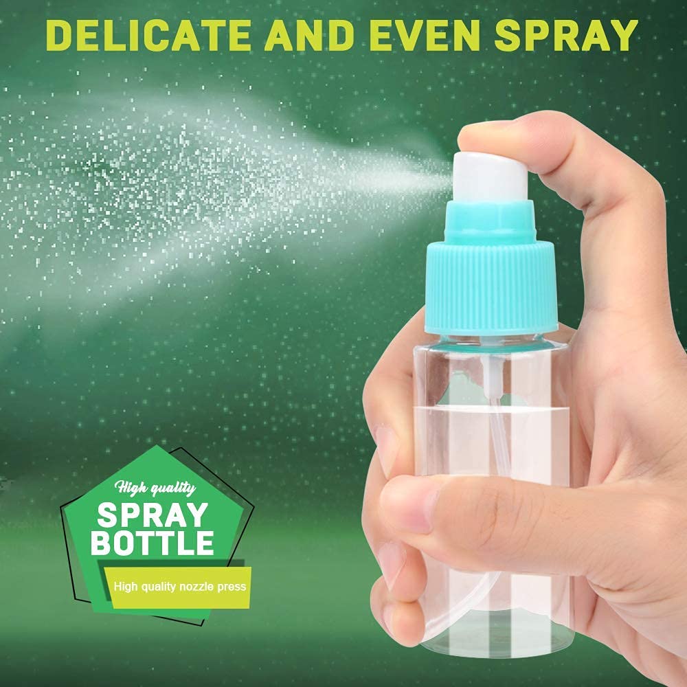 8Pcs Travel Bottle Set - Leak Proof Empty Cosmetic Spray Bottles for Perfume, Lotion & Essential Oils | Portable Toiletry Containers for Airplane, Gym & Vacation Travel Accessories