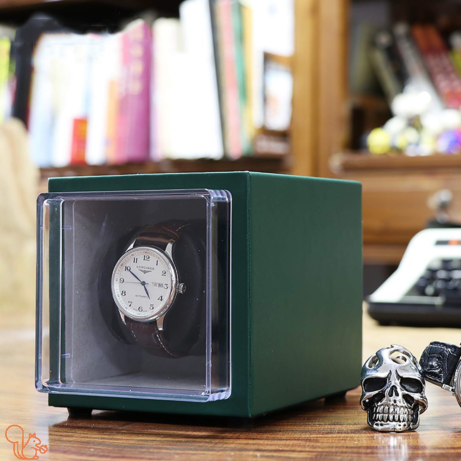 Mini Watch Winder - Automatic Mechanical Watch Box for Home & Travel
