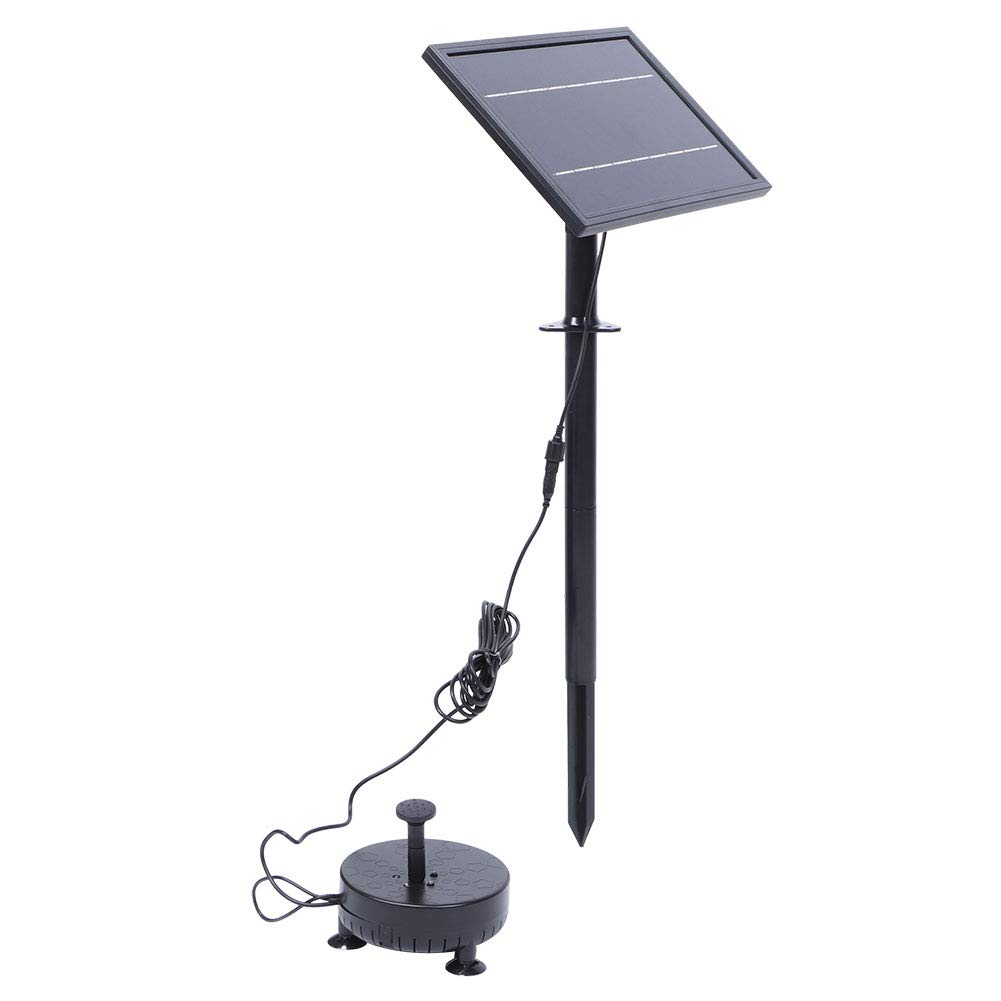 Portable Solar Fountain Pump - Free Standing Outdoor Garden Water Feature for Pool, Pond, and Bird Bath | Eco-Friendly Solar Powered Decoration for Patio, Yard, and Landscape