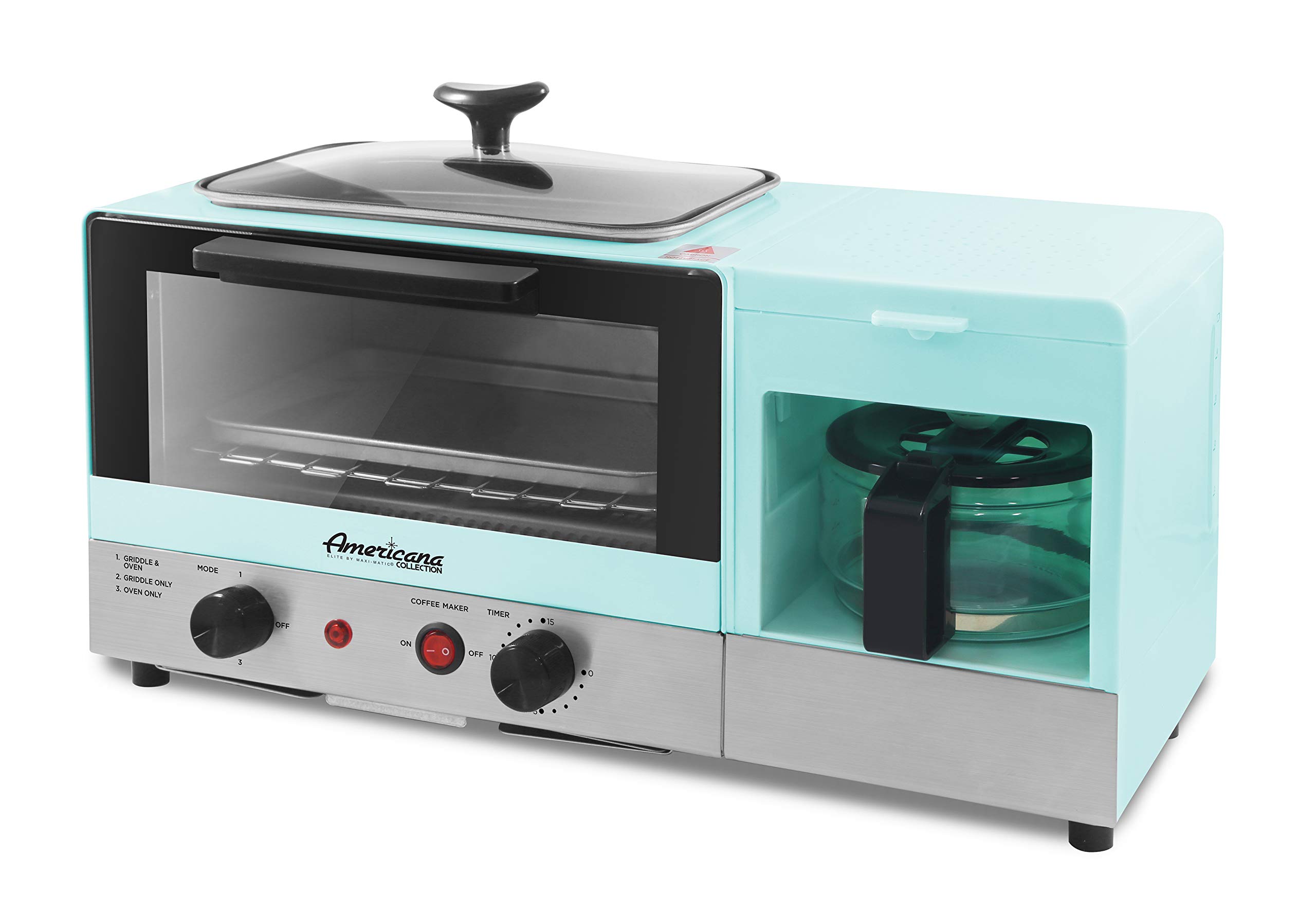 Elite Gourmet Americana 2-Slice Toaster Oven with 9.5