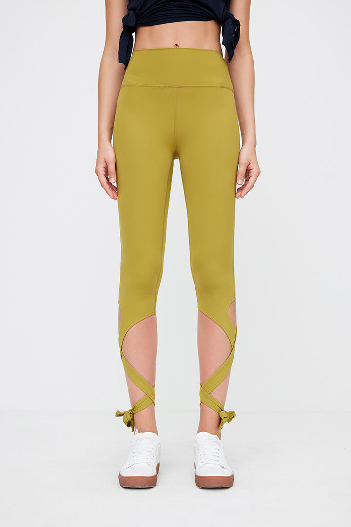 FlexEase™ Ballet Bandage Legging - Stretchy Dance & Yoga Pants for Women - Perfect for Ballet, Workouts & Everyday Comfort