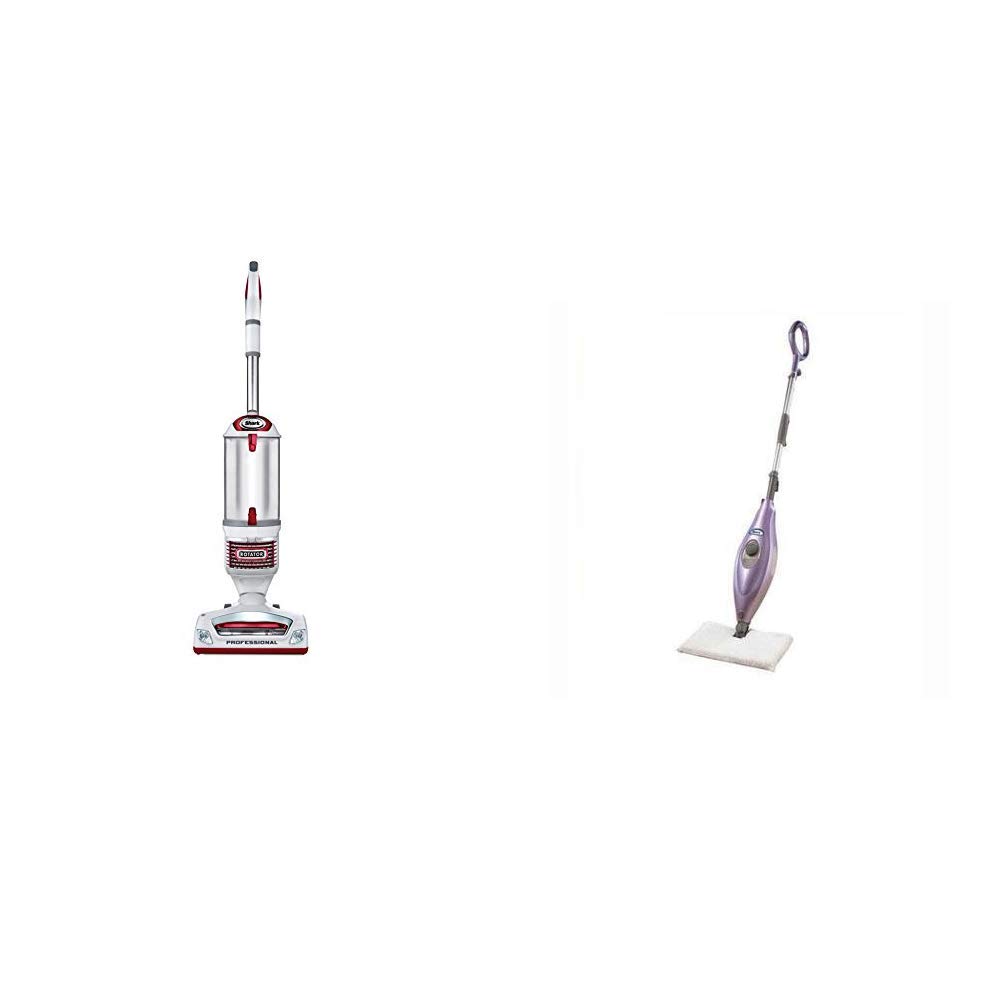 Shark NV501 Rotator Lift-Away Upright Vacuum Cleaner with HEPA Filtration & Shark S3501 Steam Pocket Mop - Powerful 2-in-1 Cleaning System for Hard Floors and Carpets | Perfect for Pet Hair, Allergies, and Deep Home Cleaning