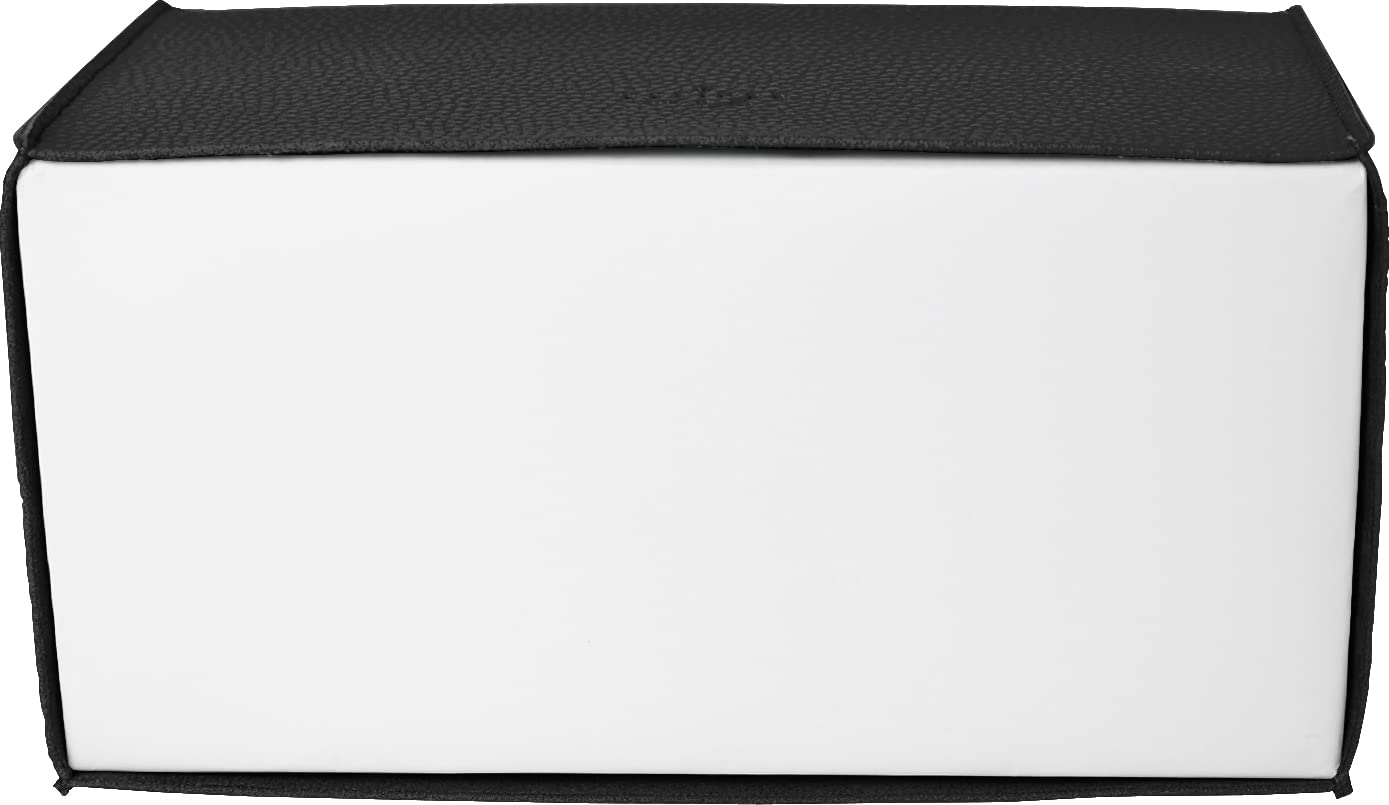 Carrotez Modern PU Leather Tissue Box Cover - Decorative Rectangular Tissue Holder for Bathroom, Vanity, Office Desk & Nightstand (9.5