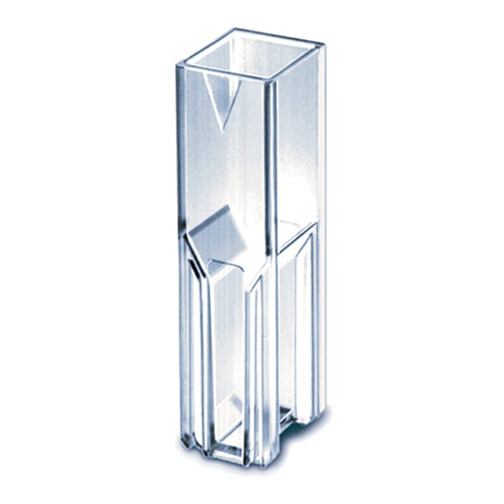 BrandTech 759165 3ml UV-Transparent Plastic Semi-Micro Disposable Cuvettes - Pack of 500 for Laboratory Spectrophotometry, DNA/RNA Analysis & Chemical Testing | Ideal for Research Labs, Universities & Medical Facilities
