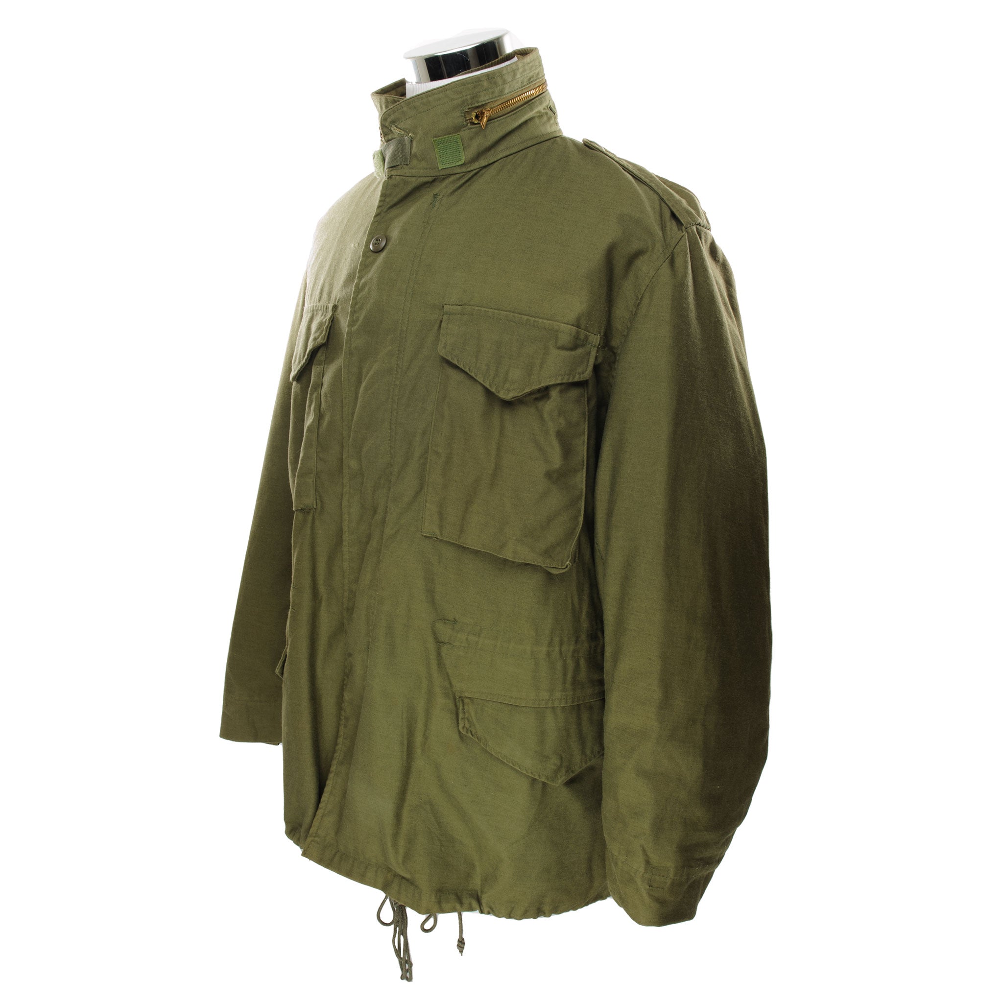 Vintage US Army M-1965 M65 Field Jacket - 1983 Issue, Size Large Regular - Military Surplus Outerwear for Outdoor Adventures & Casual Wear
