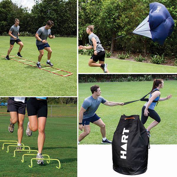 HART Speed Training Kit for Athletes - Improve Agility & Quickness - Perfect for Football, Soccer & Basketball Drills