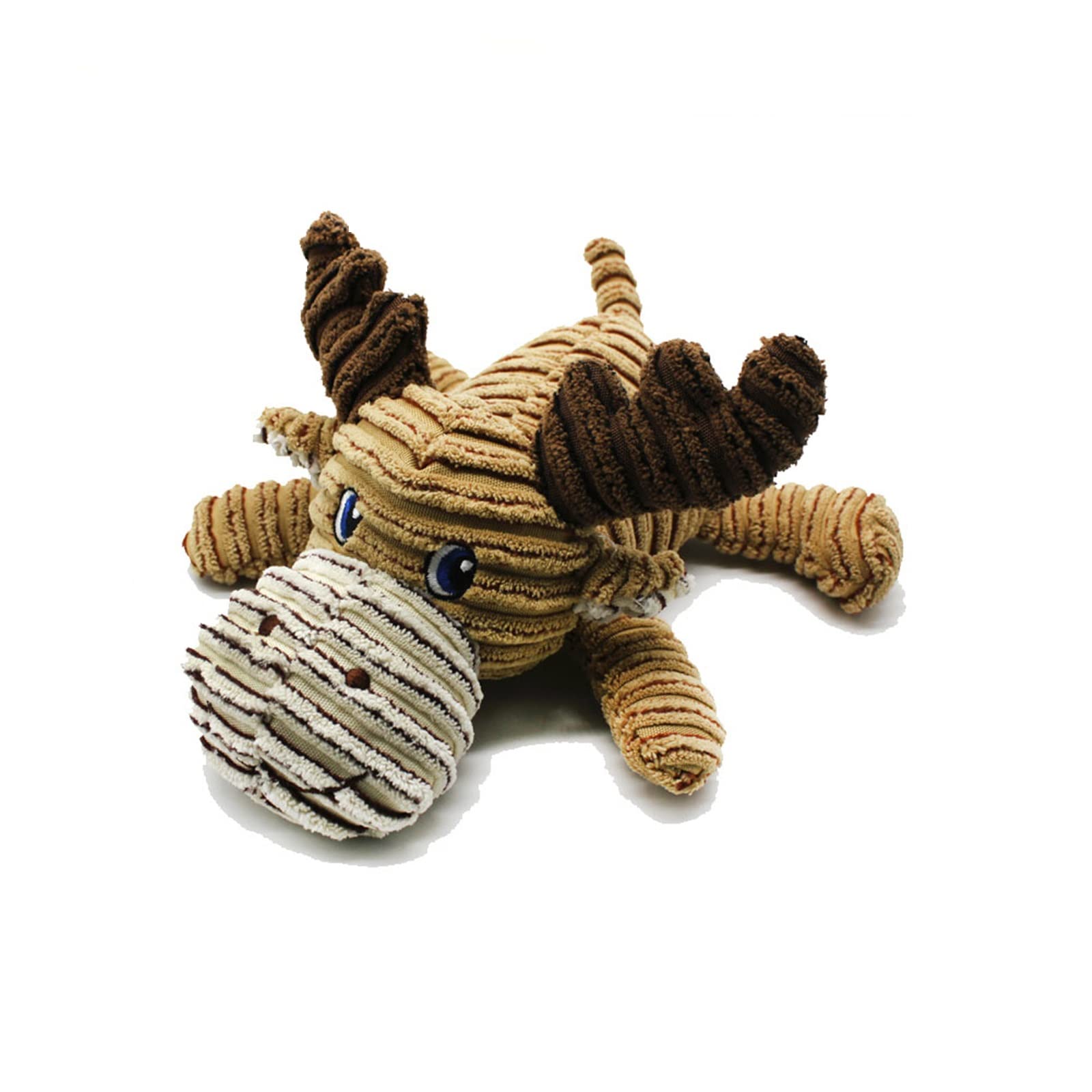 Durable Non-Stuffed Plush Dog Chew Toy for Aggressive Chewers - Tough Chewing Toy for Small & Medium Dogs - Perfect for Playtime, Teething Relief & Anxiety Comfort