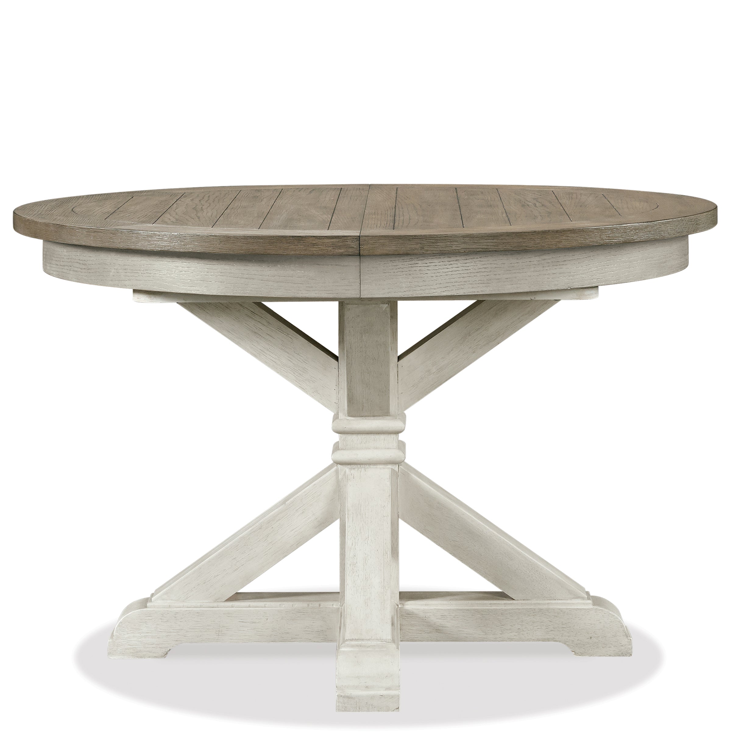 Roundhill Furniture Harola Round Pedestal Dining Table with 18