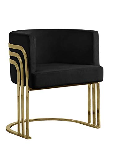 Premium Black Accent Chair - High-Quality Modern Furniture for Living Room, Bedroom & Office - Comfortable & Stylish Home Decor
