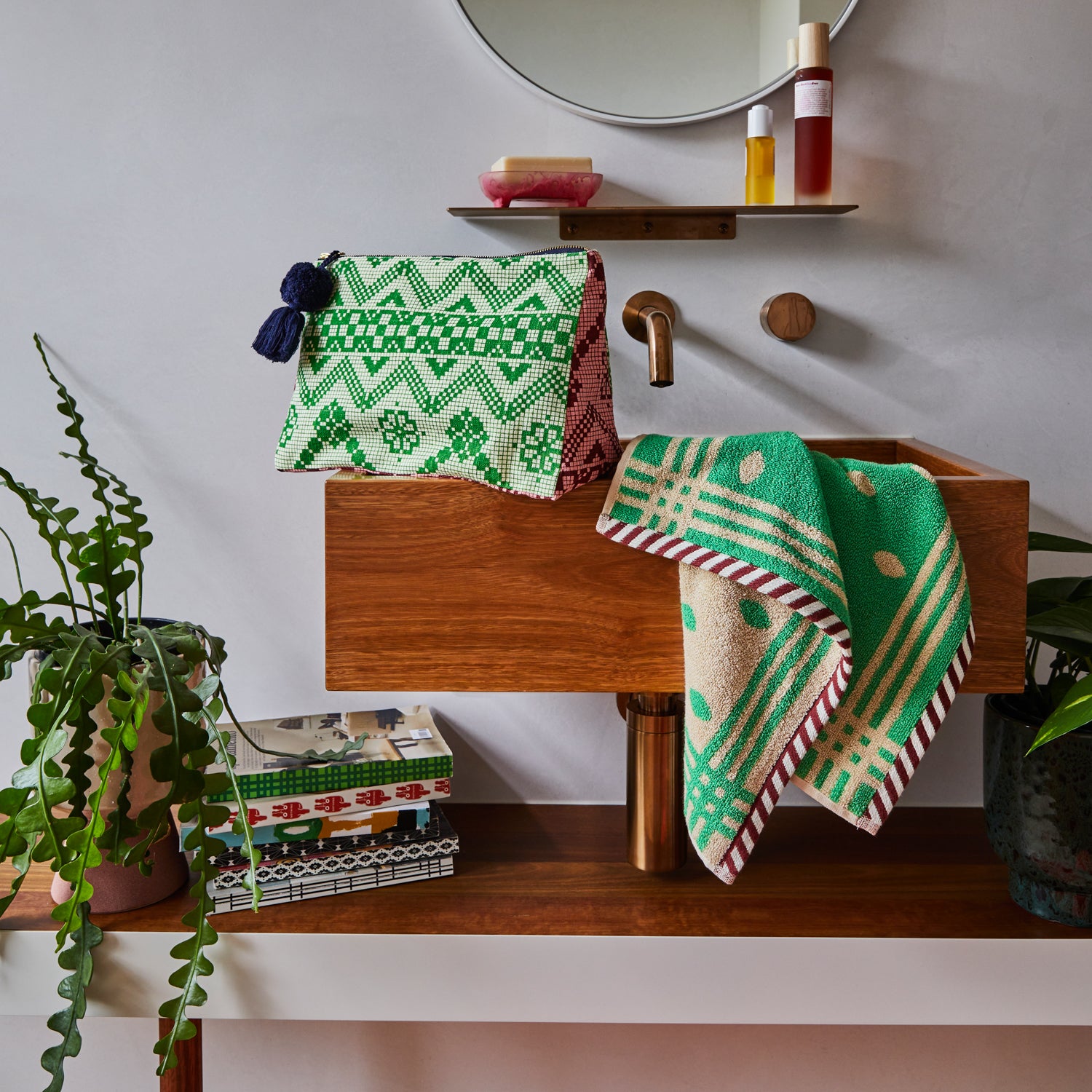 Premium Palermo Hand Towel in Chai Color - Soft, Absorbent & Quick-Drying for Kitchen, Bathroom & Spa Use