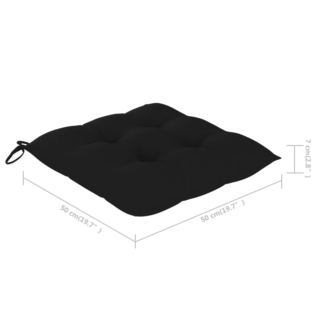Premium Indoor/Outdoor Chair Cushions Set of 6 - 19.7