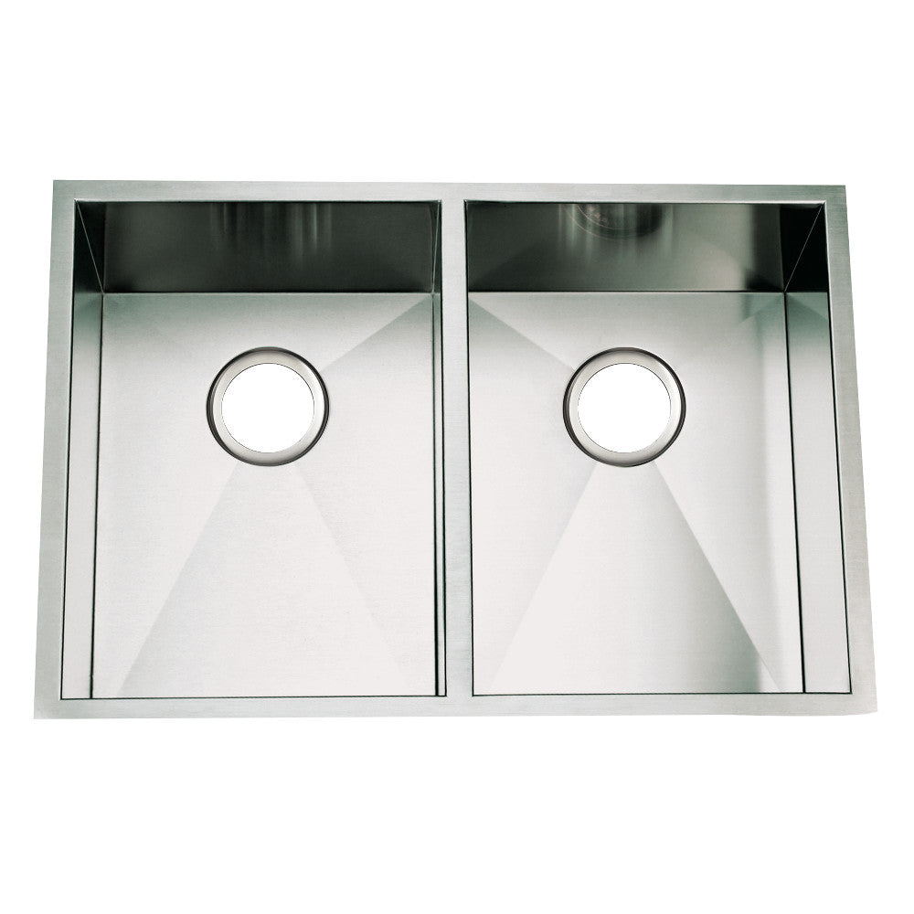 Gourmetier Towne Square Undermount Kitchen Sink - 16 Gauge Stainless Steel Single Bowl Sink for Modern Kitchens | Perfect for Cooking, Washing Dishes & Food Prep