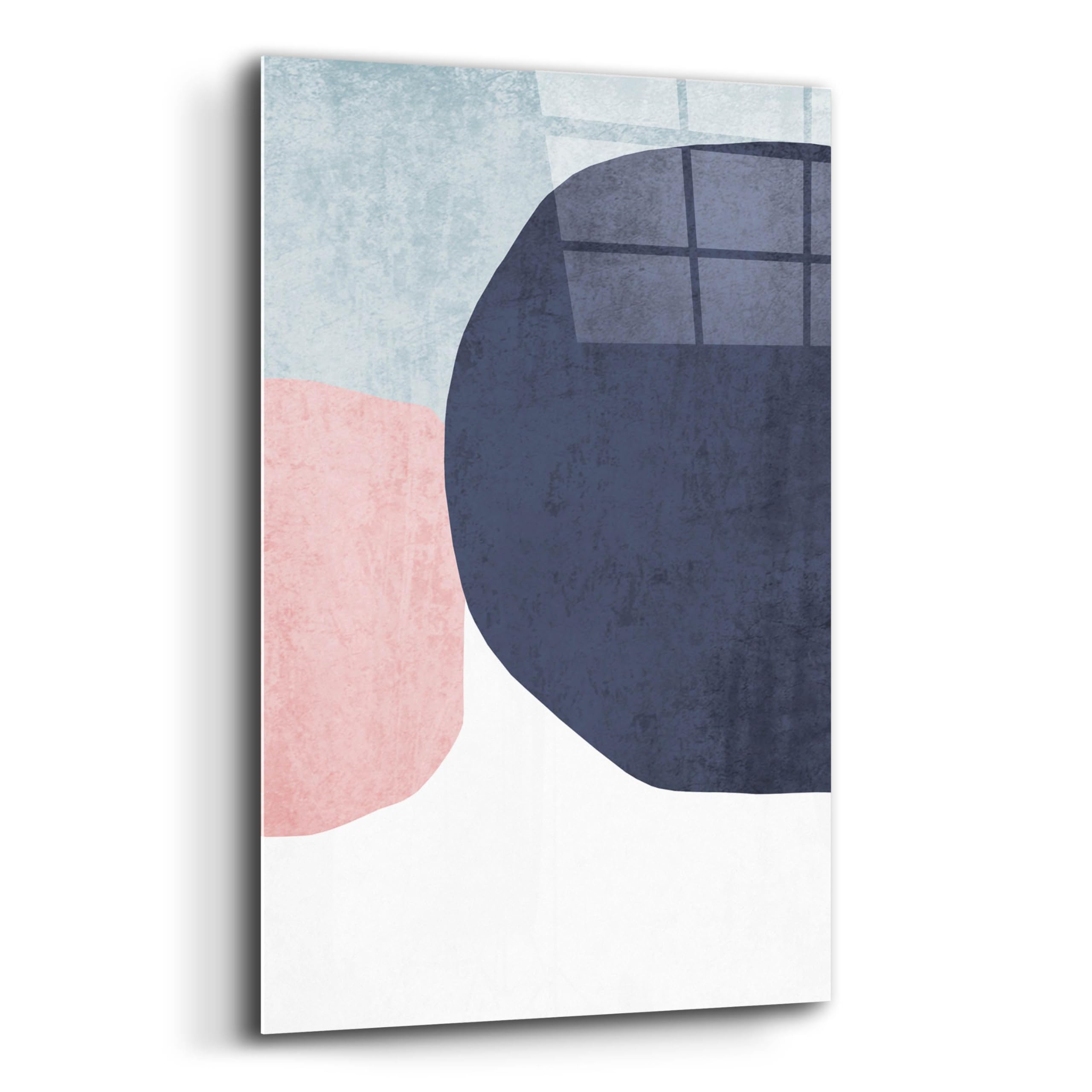 Minimalist Geometric 5 Acrylic Glass Wall Art by Irena Orlov - 16x24 Inches Modern Home Decor - Perfect for Living Room, Bedroom or Office Wall Decor
