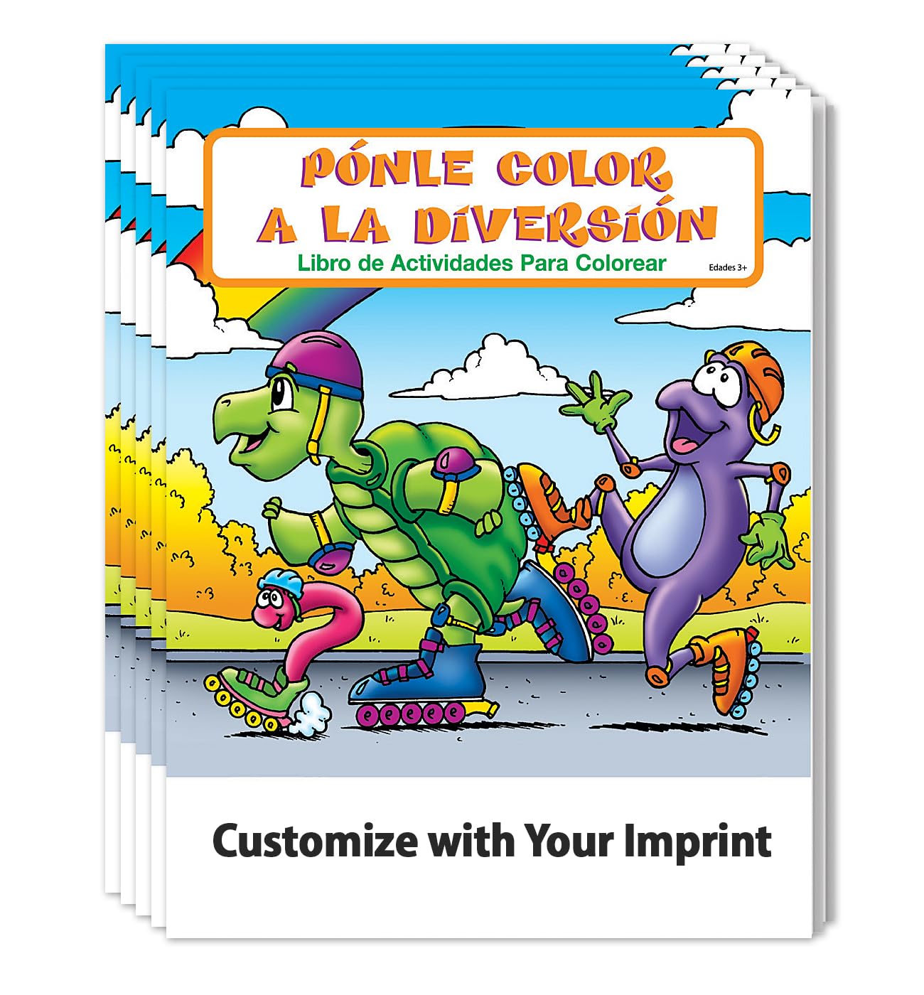 ZOCO Custom Coloring Books for Kids - 250 Bulk Pack (Spanish Version) - Fun Games, Puzzles & Activities - Perfect for Birthday Parties, Classroom Activities & Creative Play