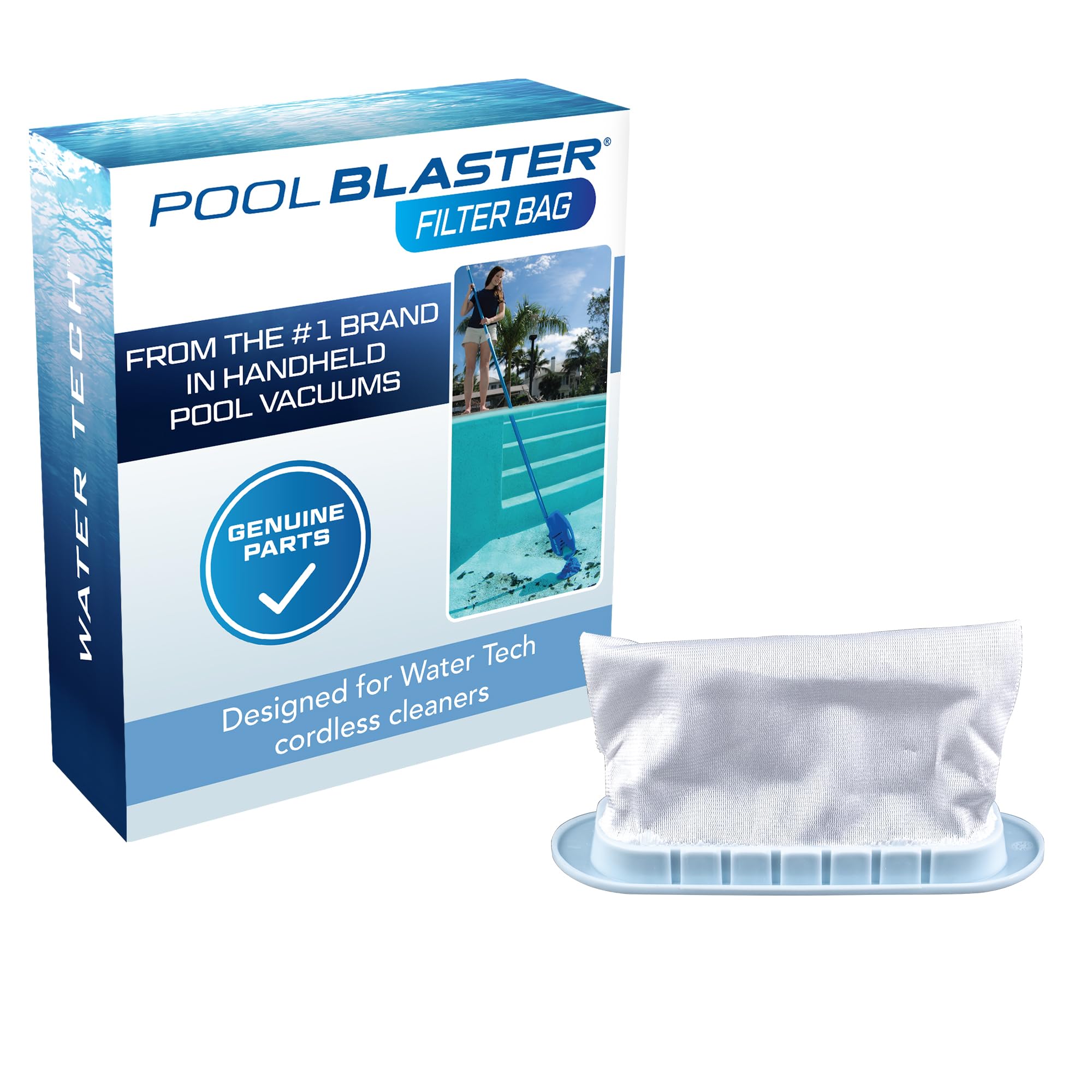 Water Tech Pool Blaster Aqua Broom Reusable Sand & Silt Filter Bag - Premium Pool Cleaning Accessory for Inground & Above Ground Pools | Perfect for Removing Debris, Leaves & Fine Particles