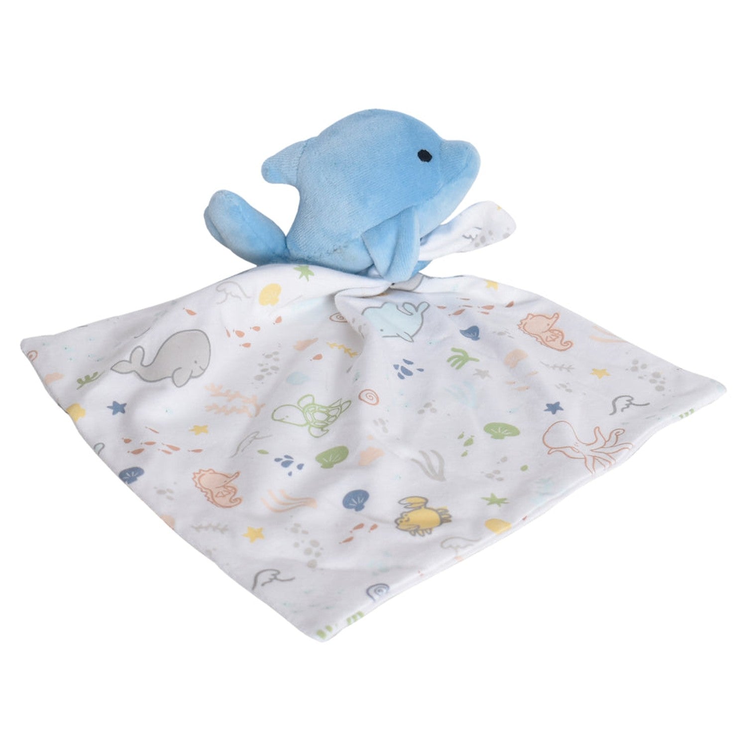 Tikiri Ocean Organic Comforter - Soft & Hypoallergenic Dolphin Print Bedding Set for Kids & Adults - Perfect for Nursery, Bedroom Decor & Cozy Sleep
