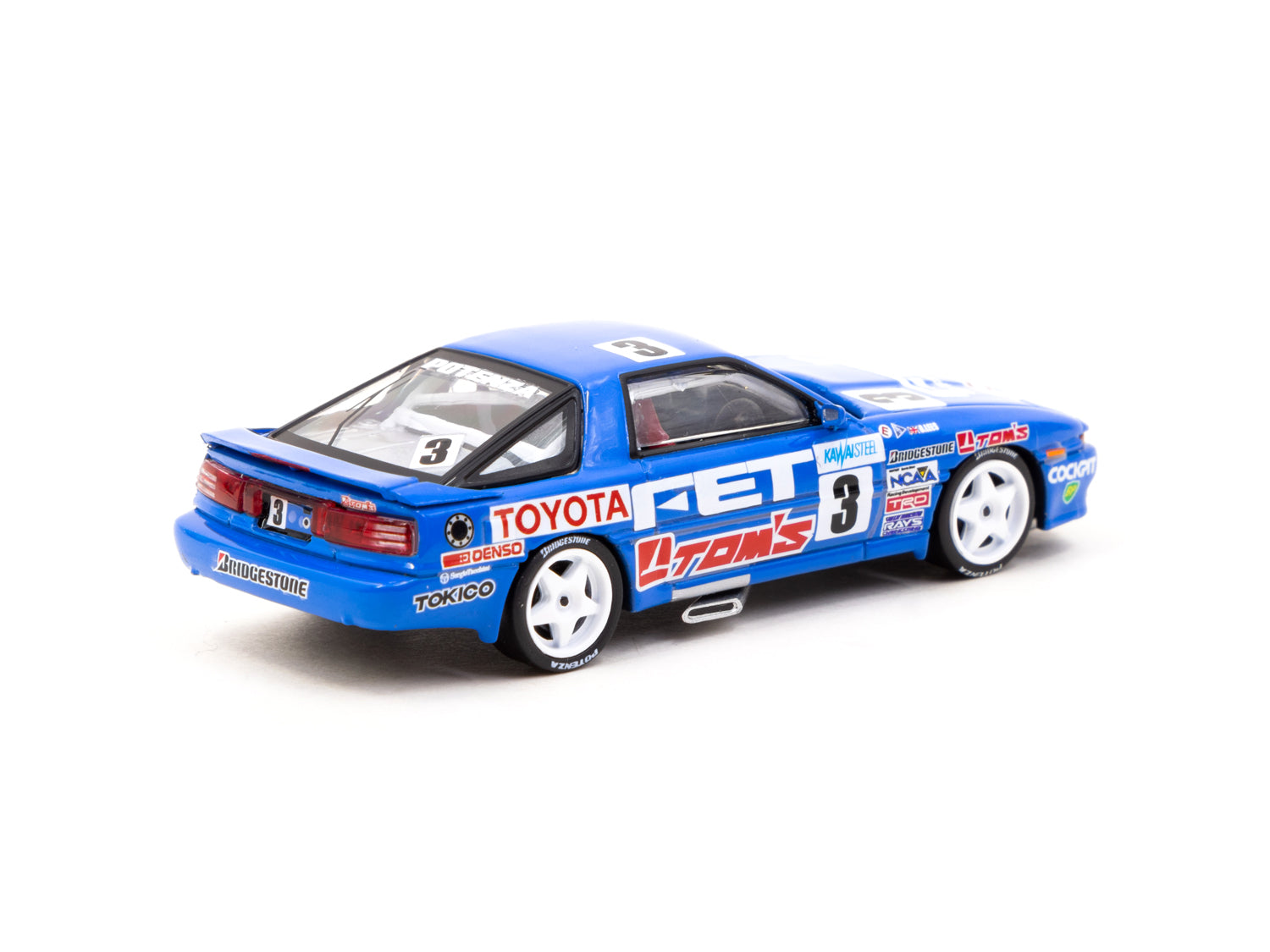 Tarmac Works 1/64 Scale Toyota Supra Turbo (MA70) Macau Guia Race 1989 #3 - 2023 Macau GP Special Edition Diecast Model Car for Collectors | Display, Racing Enthusiasts Gift, Hobby64 Collection