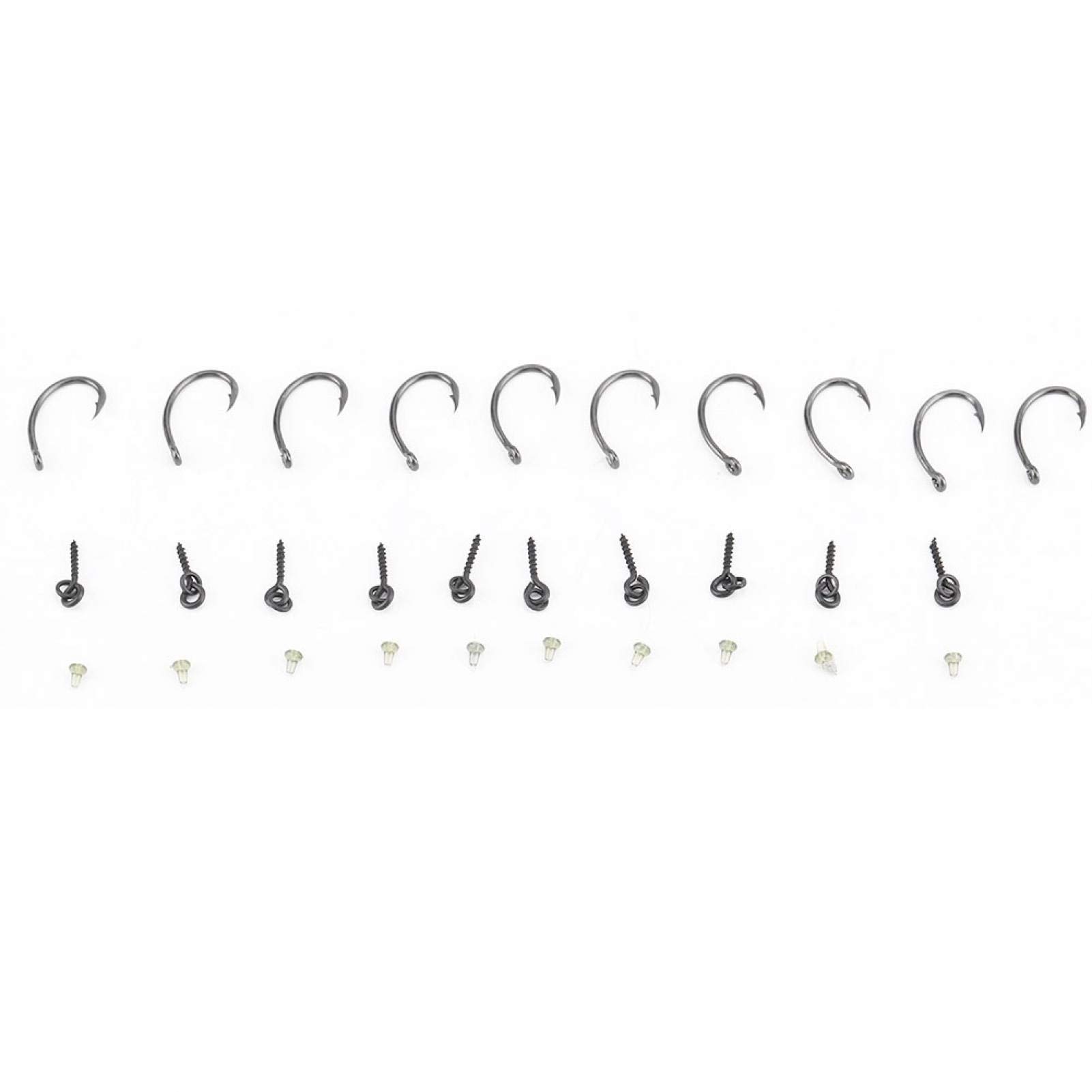 Guoenir Durable Bait Screw Fishing Hooks - Premium Fishing Tackle Accessories for Carp, Bass & Freshwater Fishing | Perfect for Anglers & Fishing Enthusiasts
