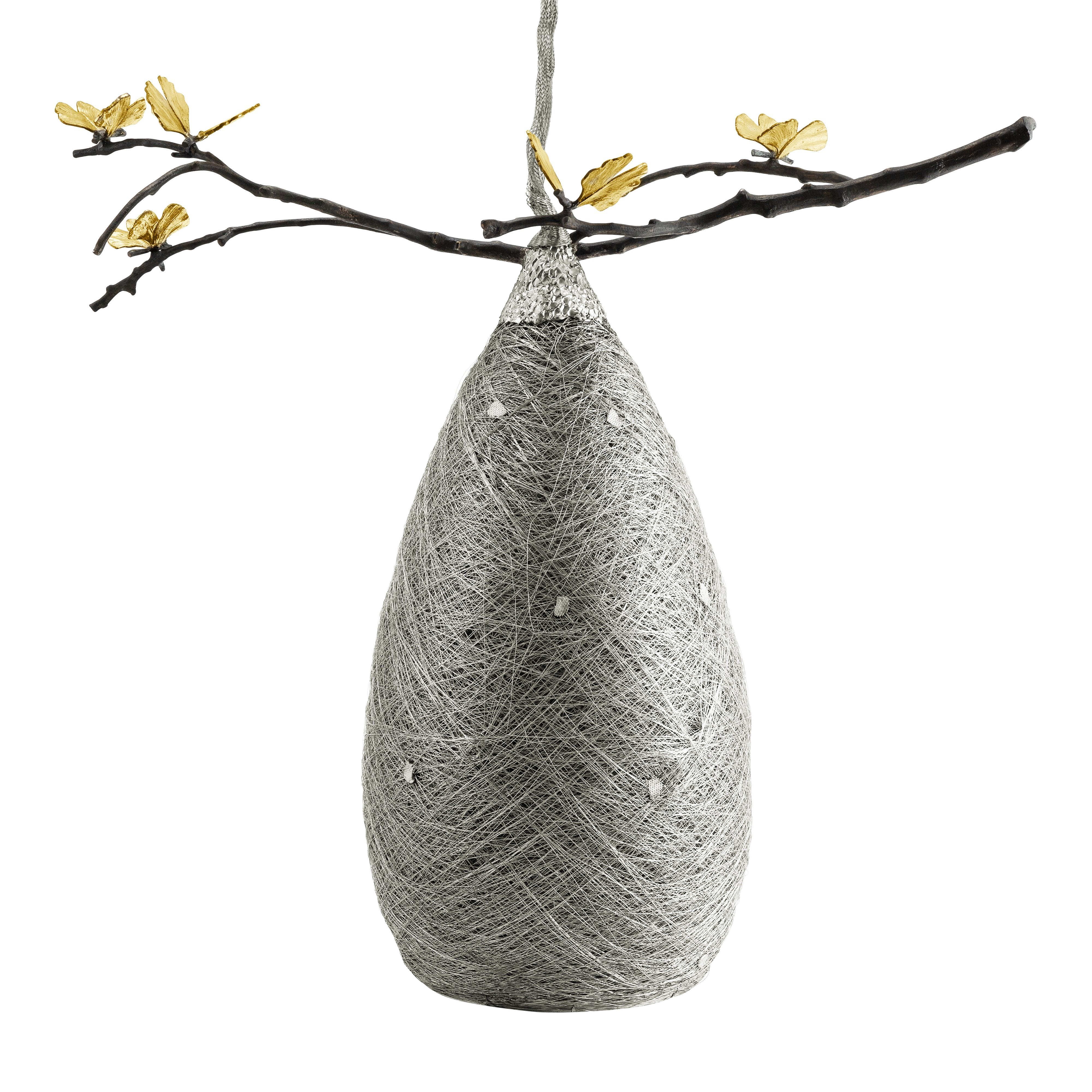 Modern Cocoon Pendant Light - Handwoven Rattan Hanging Lamp for Dining Room, Bedroom, or Living Room - Boho Chic Home Decor with Warm Ambient Lighting