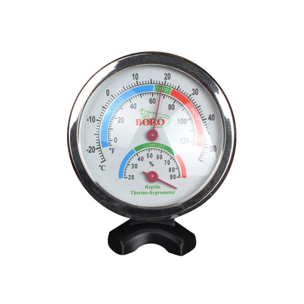 Scicalife Digital Reptile Thermometer Hygrometer - Accurate Temperature & Humidity Gauge for Terrariums, Vivariums & Reptile Tanks - Luminous Display for Easy Night Monitoring - Ideal for Snakes, Lizards & Amphibians Habitat Care