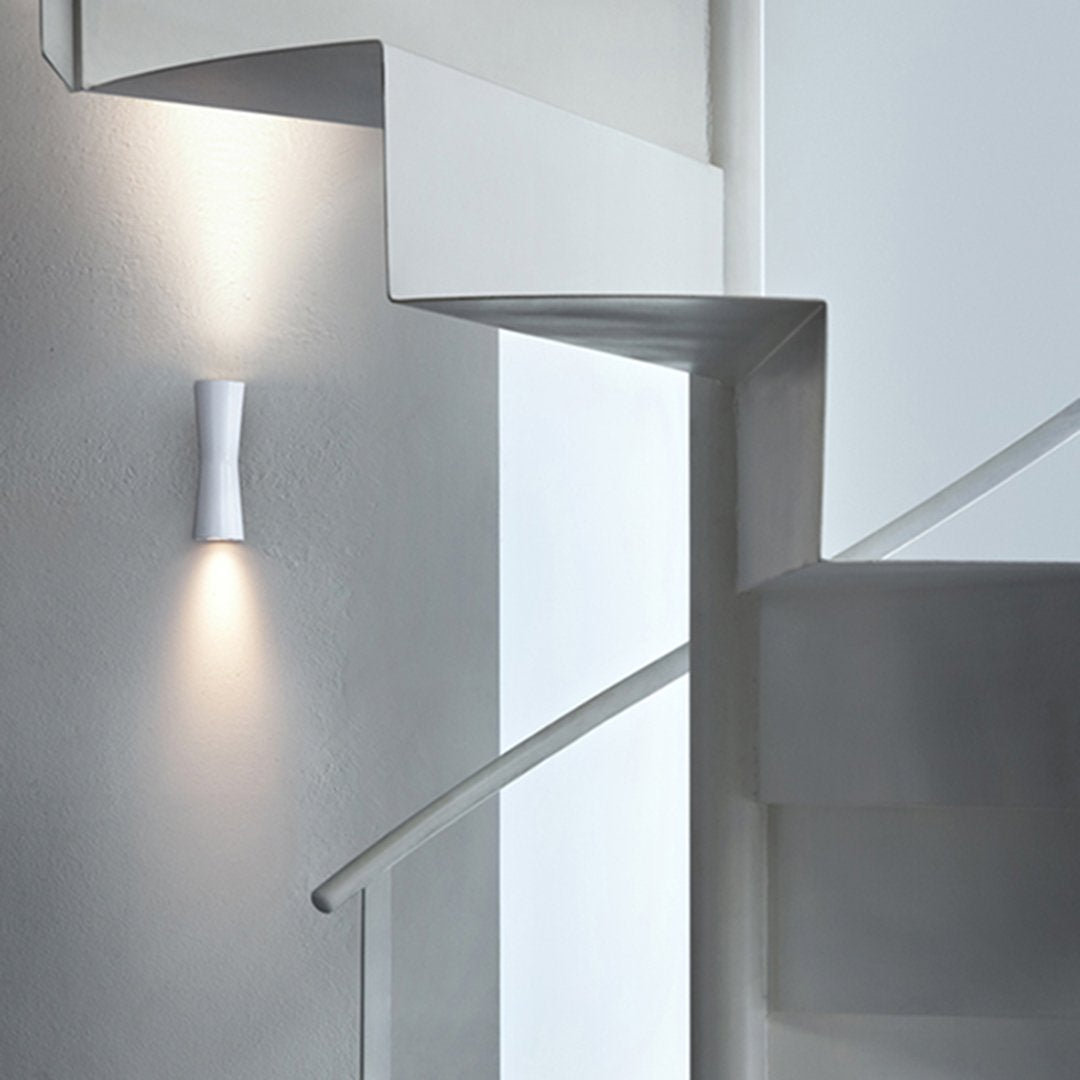 Modern Clessidra Indoor Wall Sconce Light Fixture - Dimmable LED Wall Lamp for Bedroom, Living Room, Hallway - Elegant Home Decor Lighting for Apartments & Houses