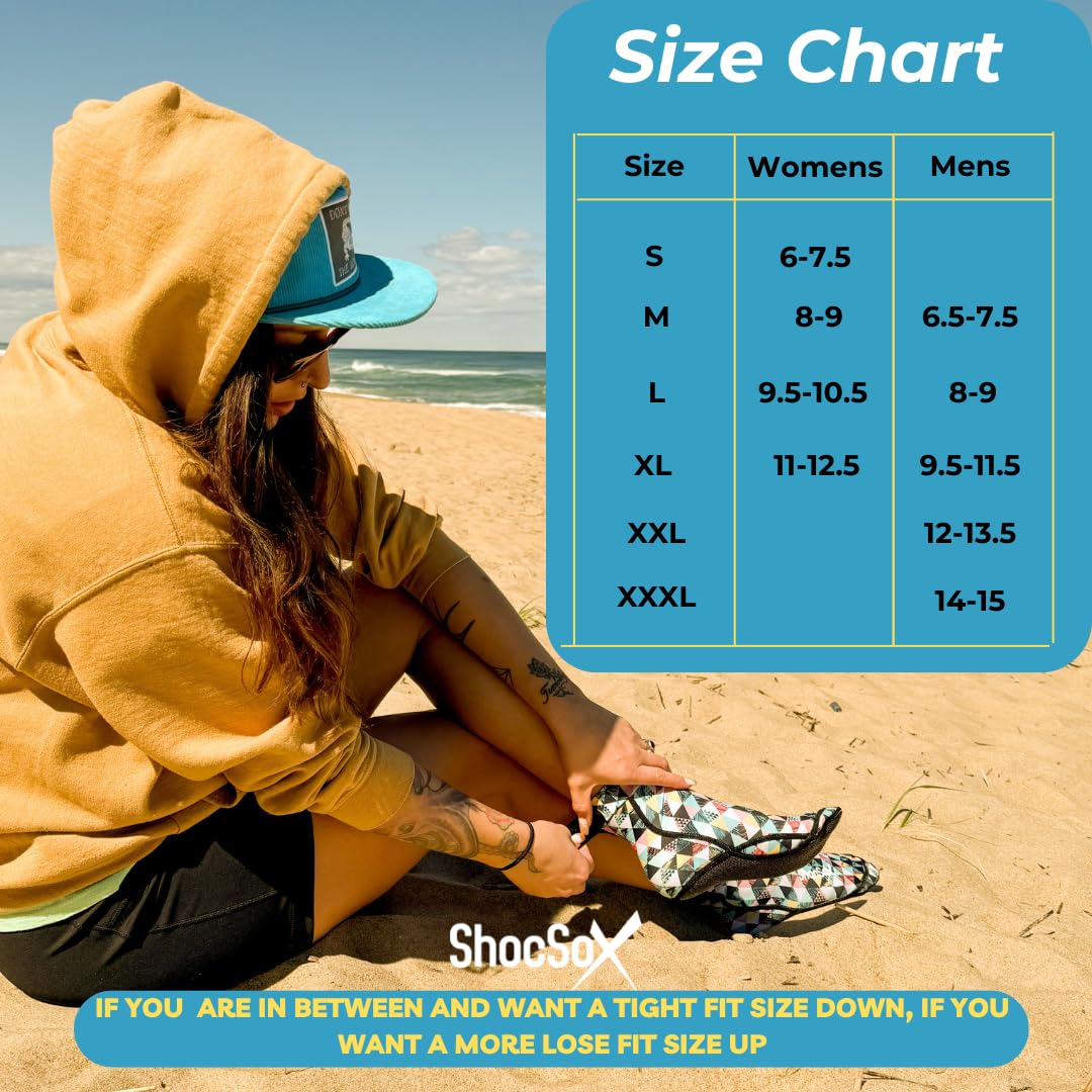Premium Beach Volleyball & Sand Soccer Socks with Armor-Grade Soles - Longest Lasting Performance Socks for Outdoor Sports & Beach Activities