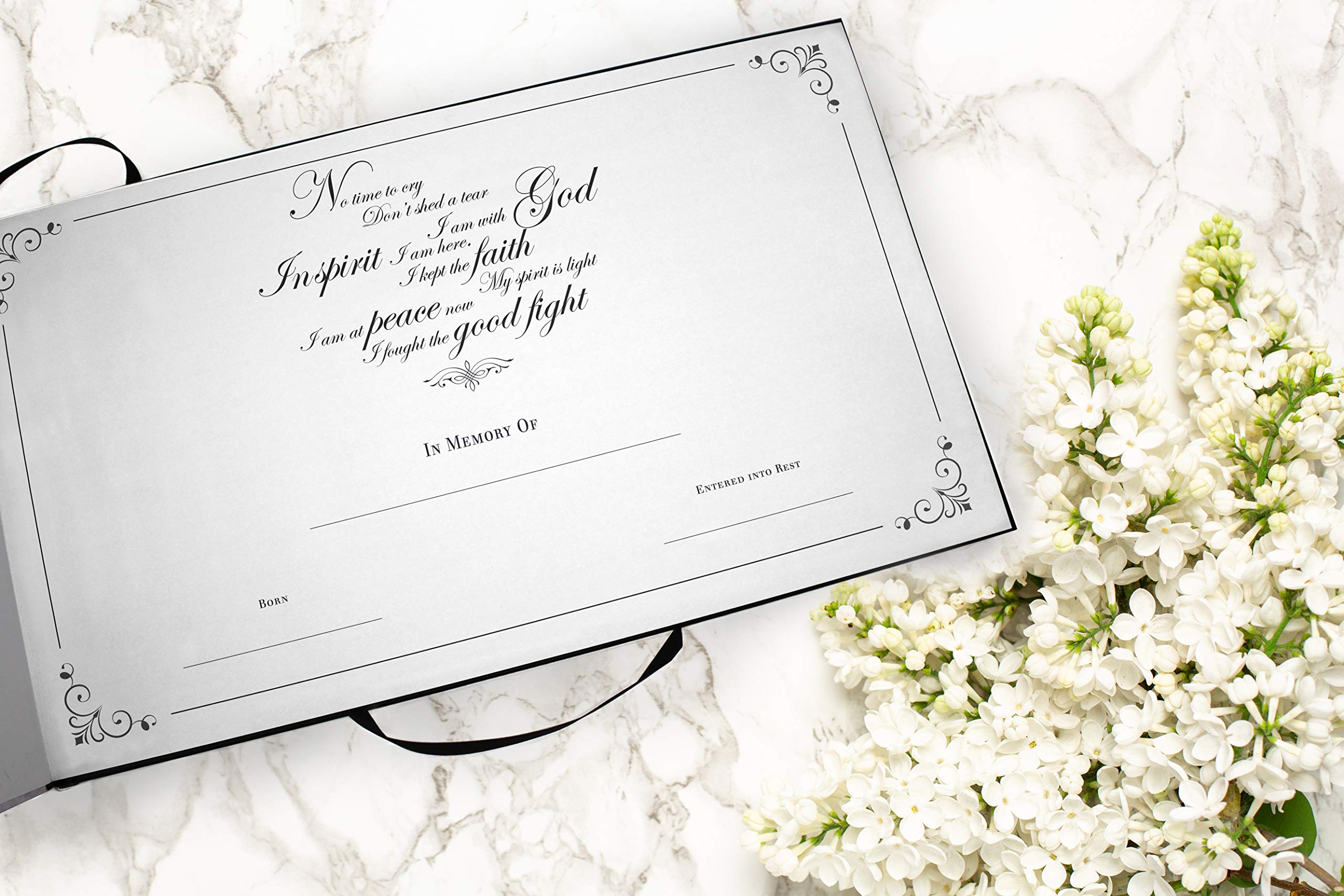 Military UCP Camo Funeral Guest Book - Memorial Service Guest Book for Celebration of Life - Durable Keepsake for Funeral, Wake & Memorial Events - Perfect for Army Veterans & Military Families