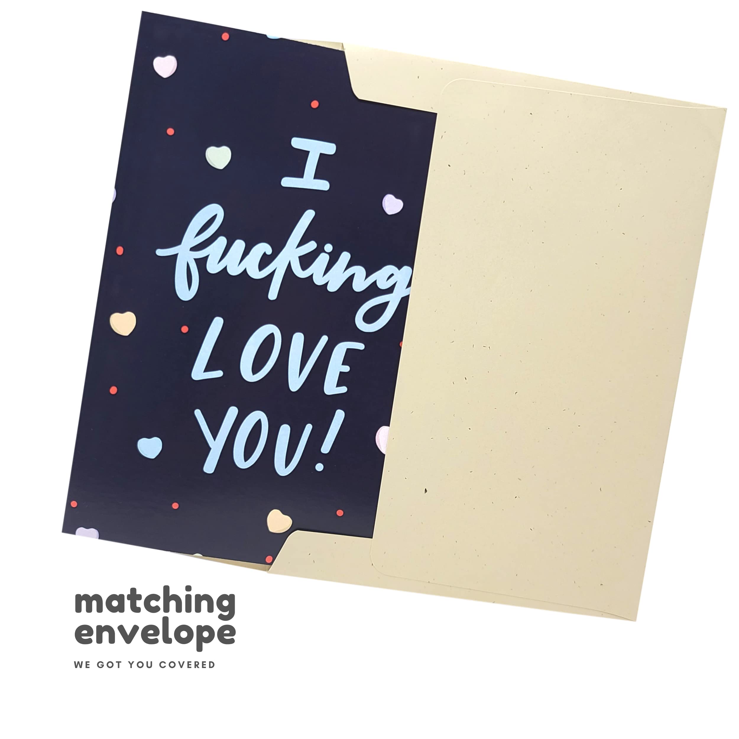 Funny Naughty Anniversary & Birthday Cards for Husband or Wife - Romantic Valentine's Day Greeting Cards for Couples - I Love You Dirty Humor Cards - Perfect for Date Nights & Surprise Gifts