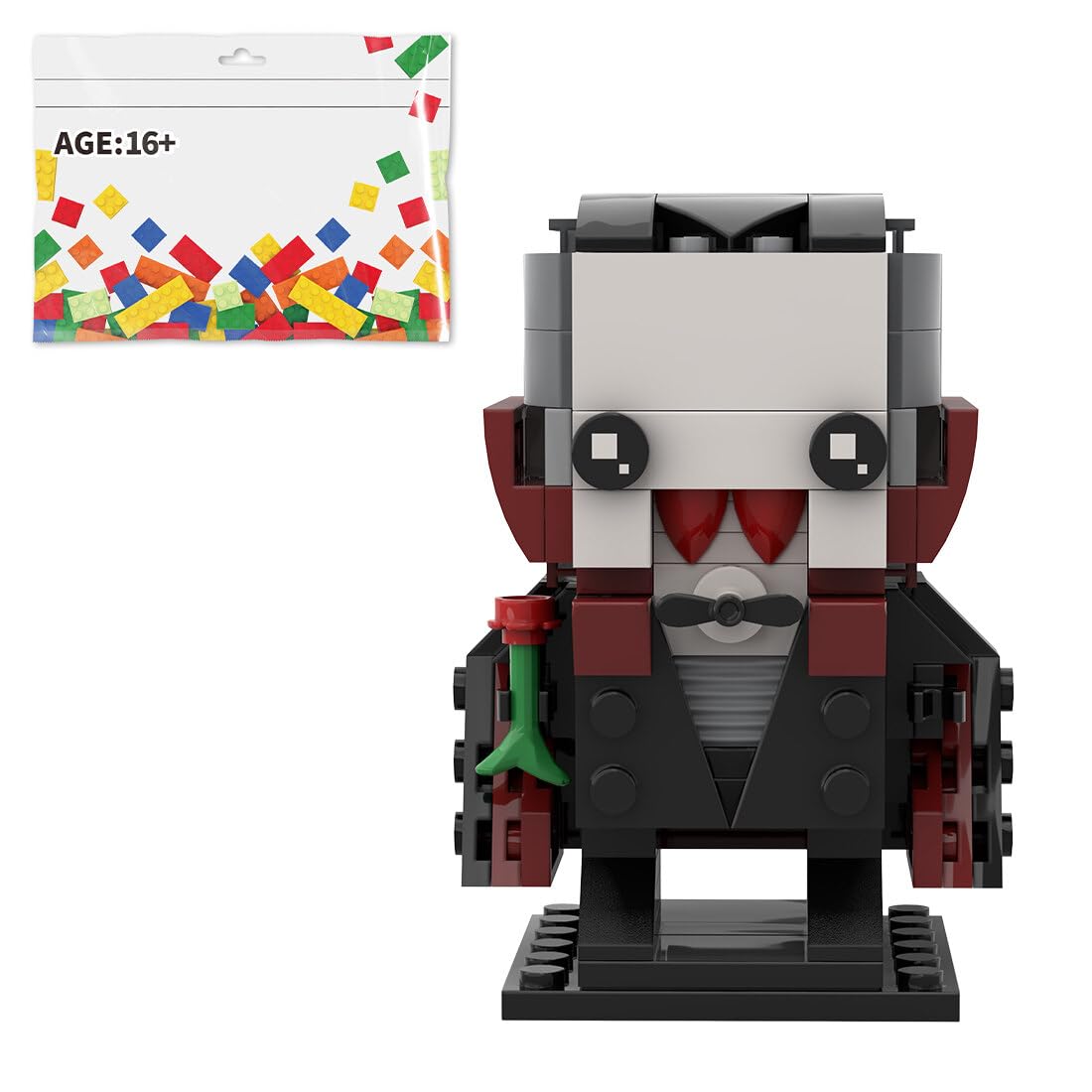 Ldesign Military Building Kit - 152+ Pcs WW2 WW1 Square Head Dracula Building Blocks Set, Compatible with Lego Wars & MOC-158141 - Creative War Scene Construction Toy for Kids & Adults
