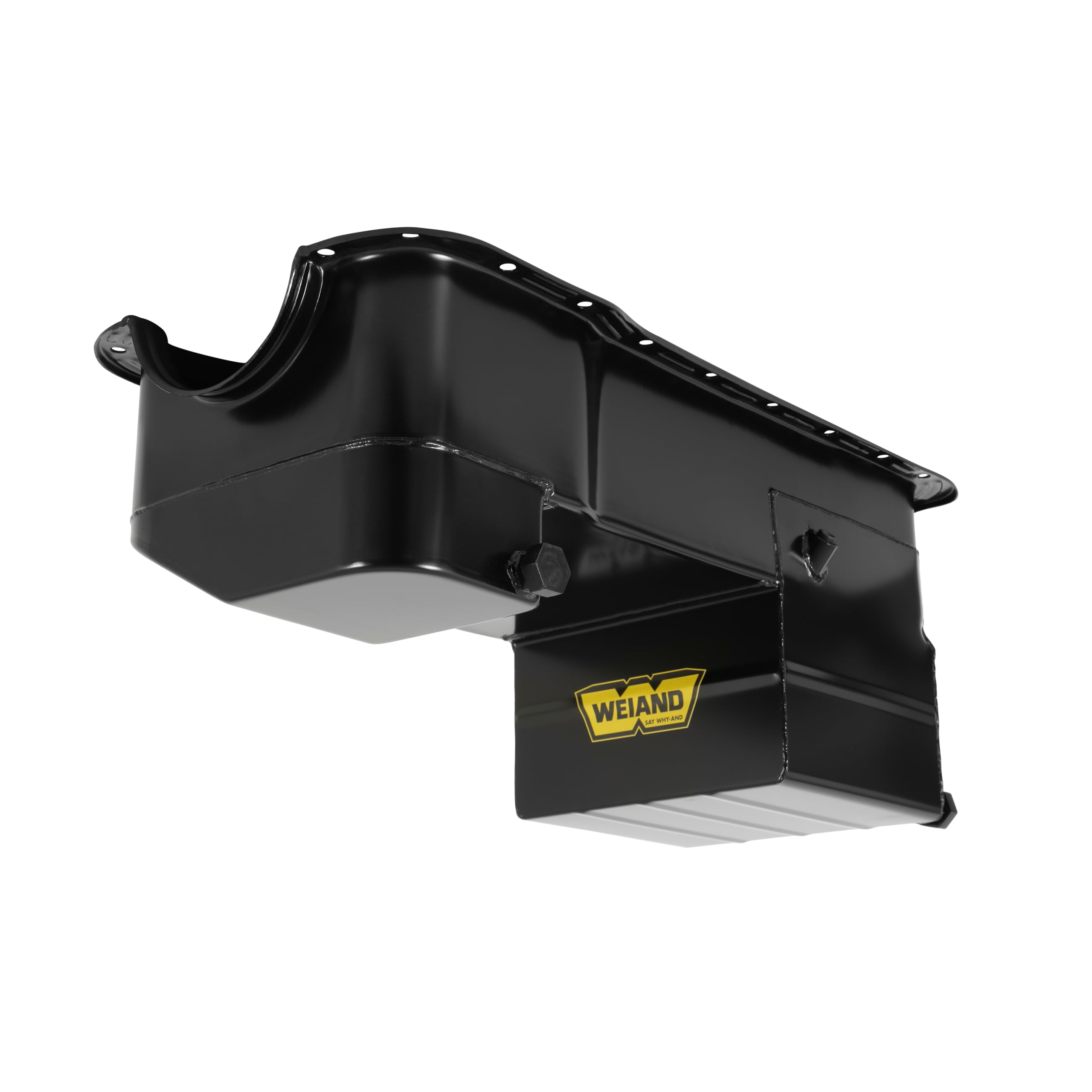 Weiand 5038WND Fabricated Oil Pan Kit - High Performance Aluminum Oil Pan for Chevy Small Block Engines - Perfect for Street Rods, Hot Rods, and Performance Upgrades