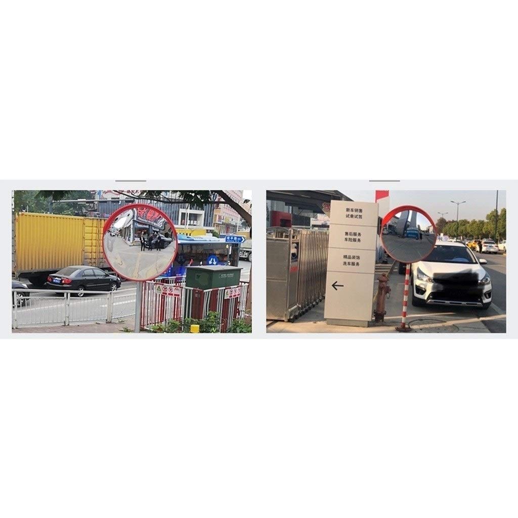 75CM Shatter-Proof Convex Safety Mirror for Traffic & Garage - Wide-Angle View, Undistorted Reflection - Perfect for Driveways, Warehouses & Parking Lots