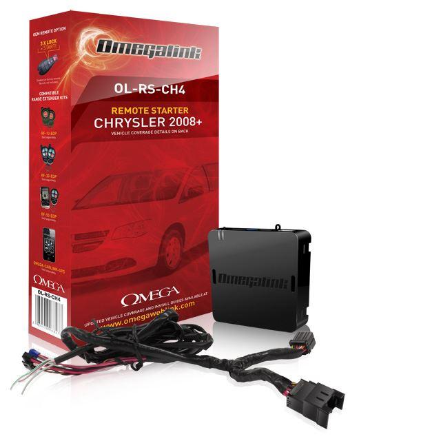 Omegalink OL RS CH4 Standalone Remote Start System Bundle - Compatible with Chrysler, Dodge, Jeep, RAM & Volkswagen Vehicles | Easy Installation & Keyless Entry | Perfect for Cold Mornings & Secure Parking