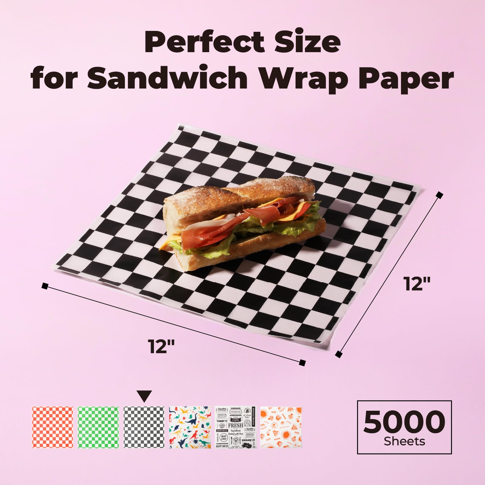 5000 Sheets 12x12