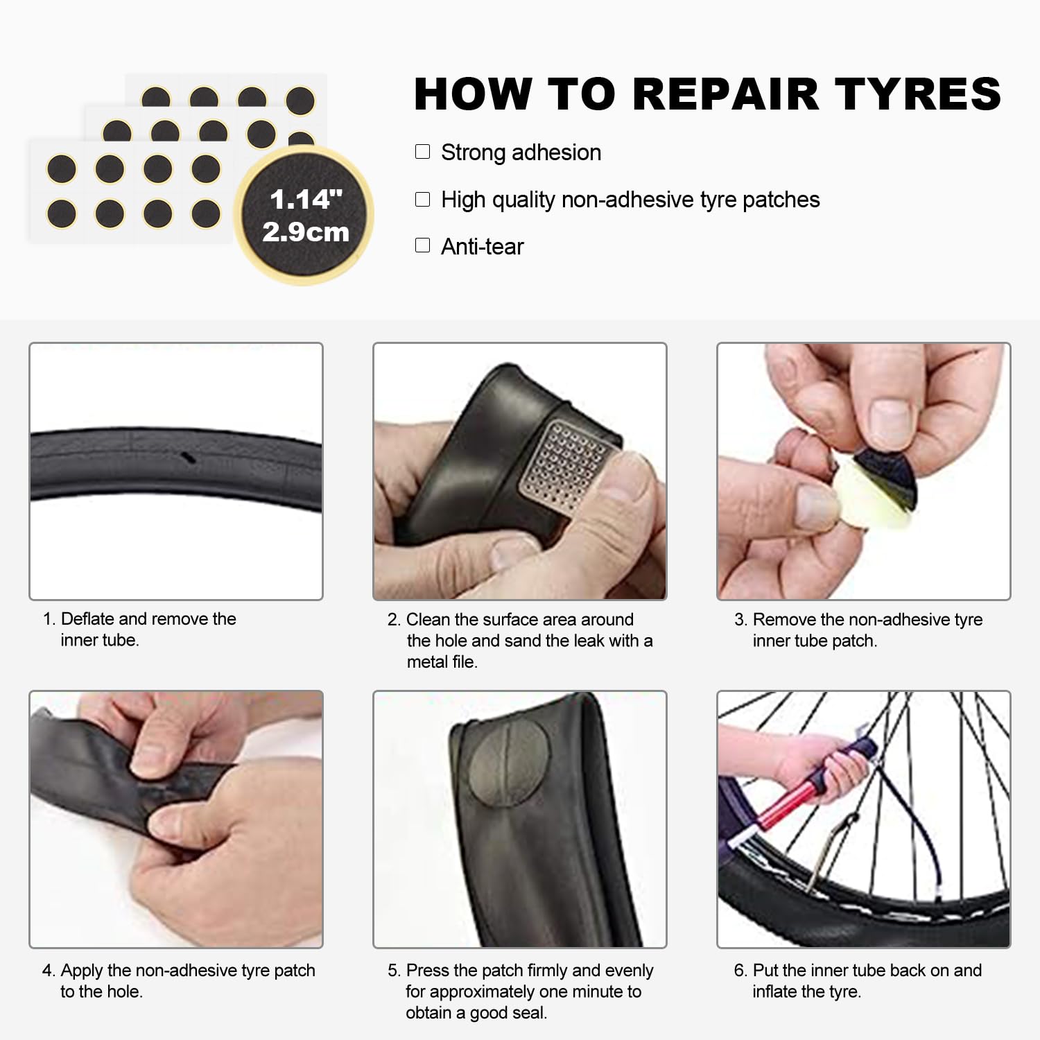 LEFUS 26-in-1 Bike Tool Kit with Tire Repair Kit & Storage Bag - Professional Bicycle Repair Tools for Mountain Bike, Road Bike, Motorcycle - Perfect for On-the-Go Cycling Repairs and Emergency Maintenance