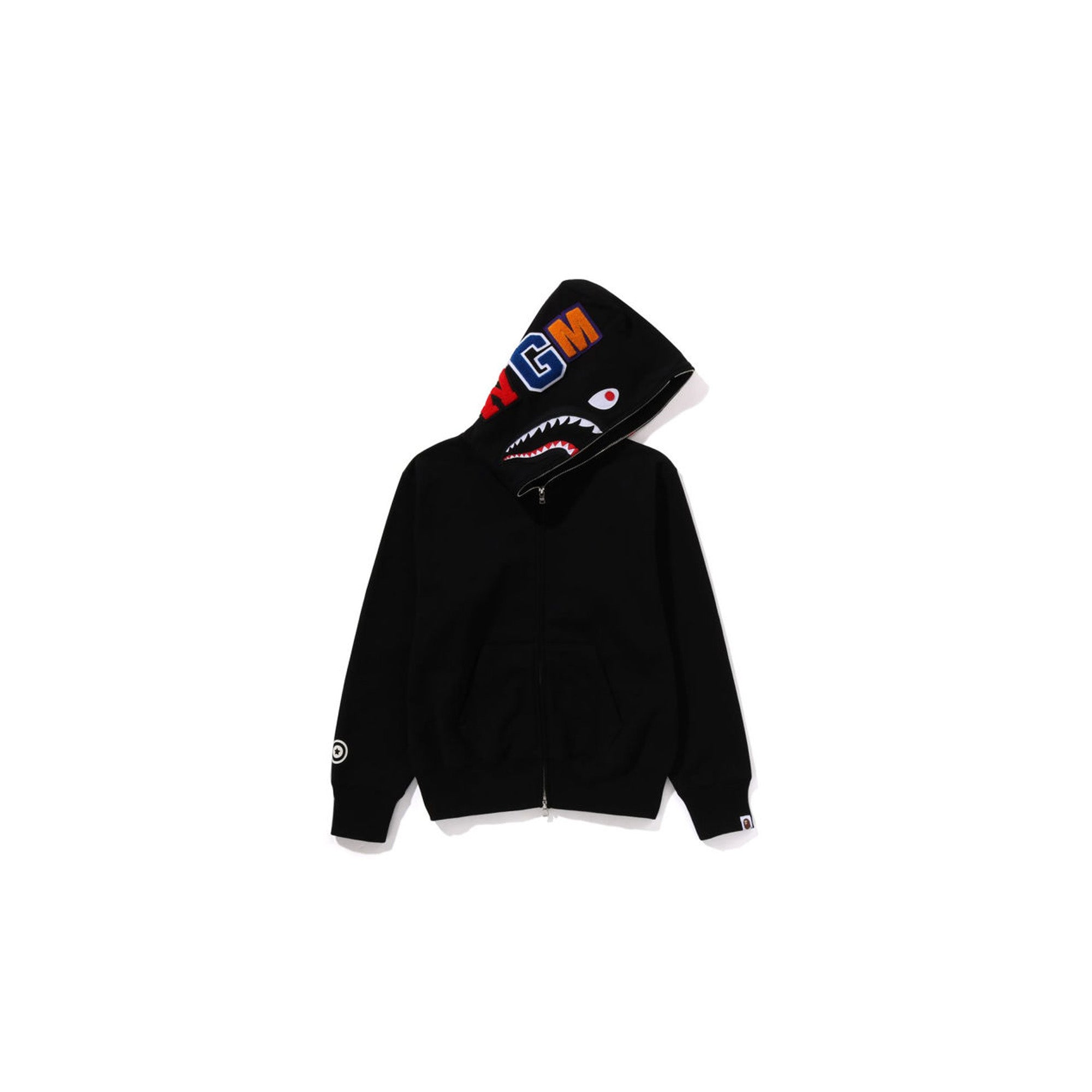 BAPE Tiger Full Zip Hoodie for Men - Black Streetwear Fashion Hooded Sweatshirt | Urban Style, Casual Wear, Hip-Hop Outfit