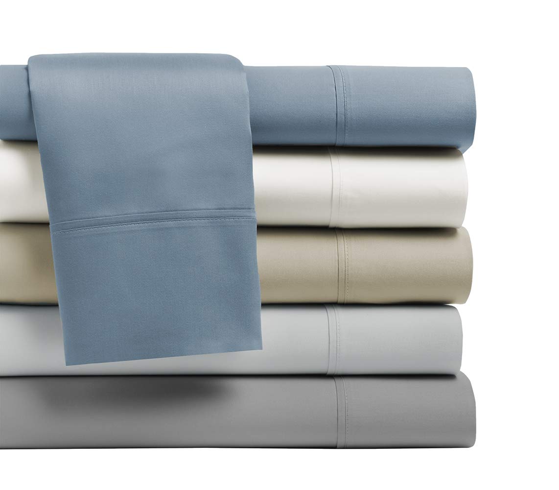 Luxury 1400 Thread Count Queen Size Sheet Set - Ultra Soft & Breathable Blue Bed Sheets for Comfortable Sleep - Perfect for Master Bedroom, Guest Room & Hotel Use