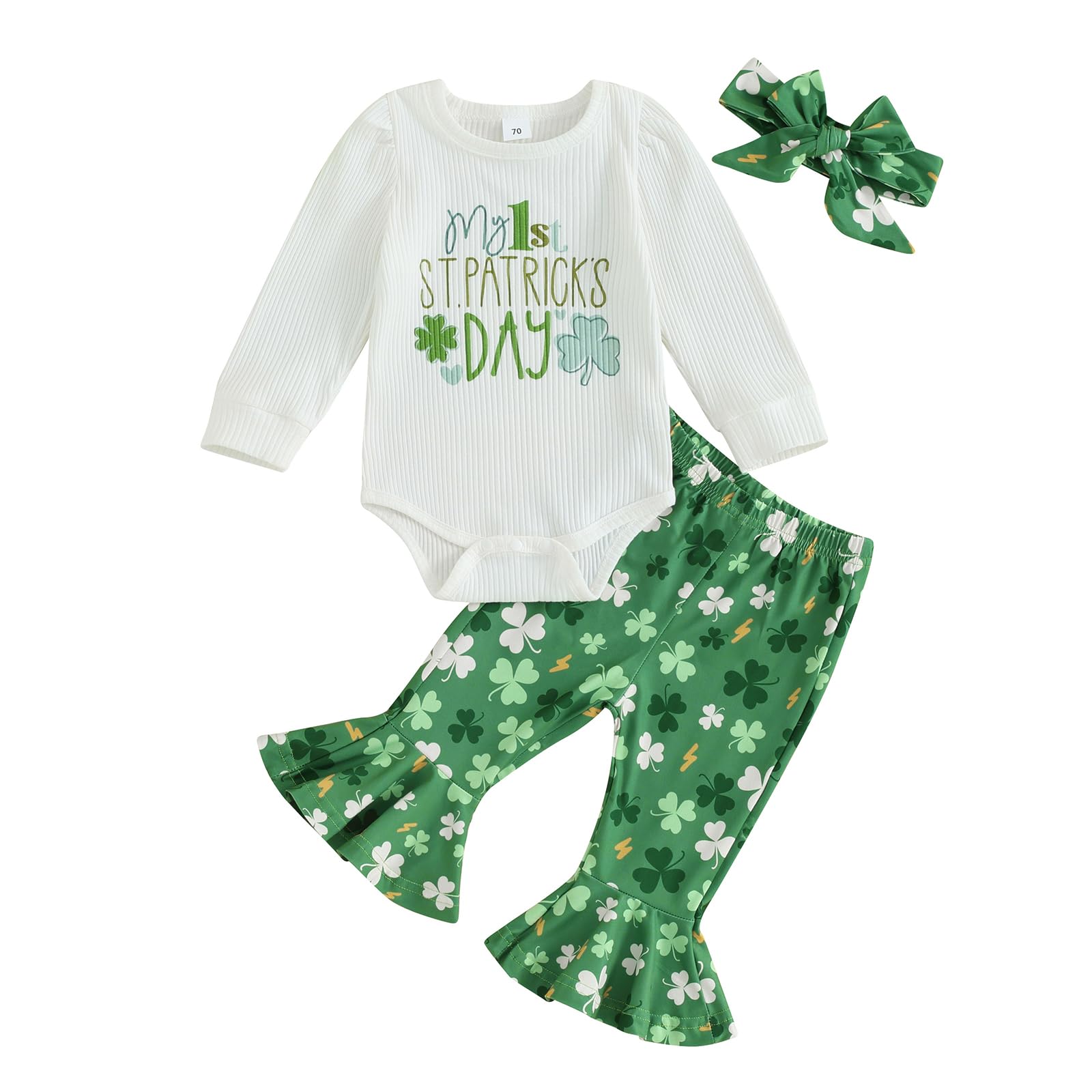 My First Thanksgiving Turkey Onesie - Baby Girl Outfit Newborn Romper Pants | Fall Winter Holiday Clothes for Thanksgiving & Christmas Photo Shoots