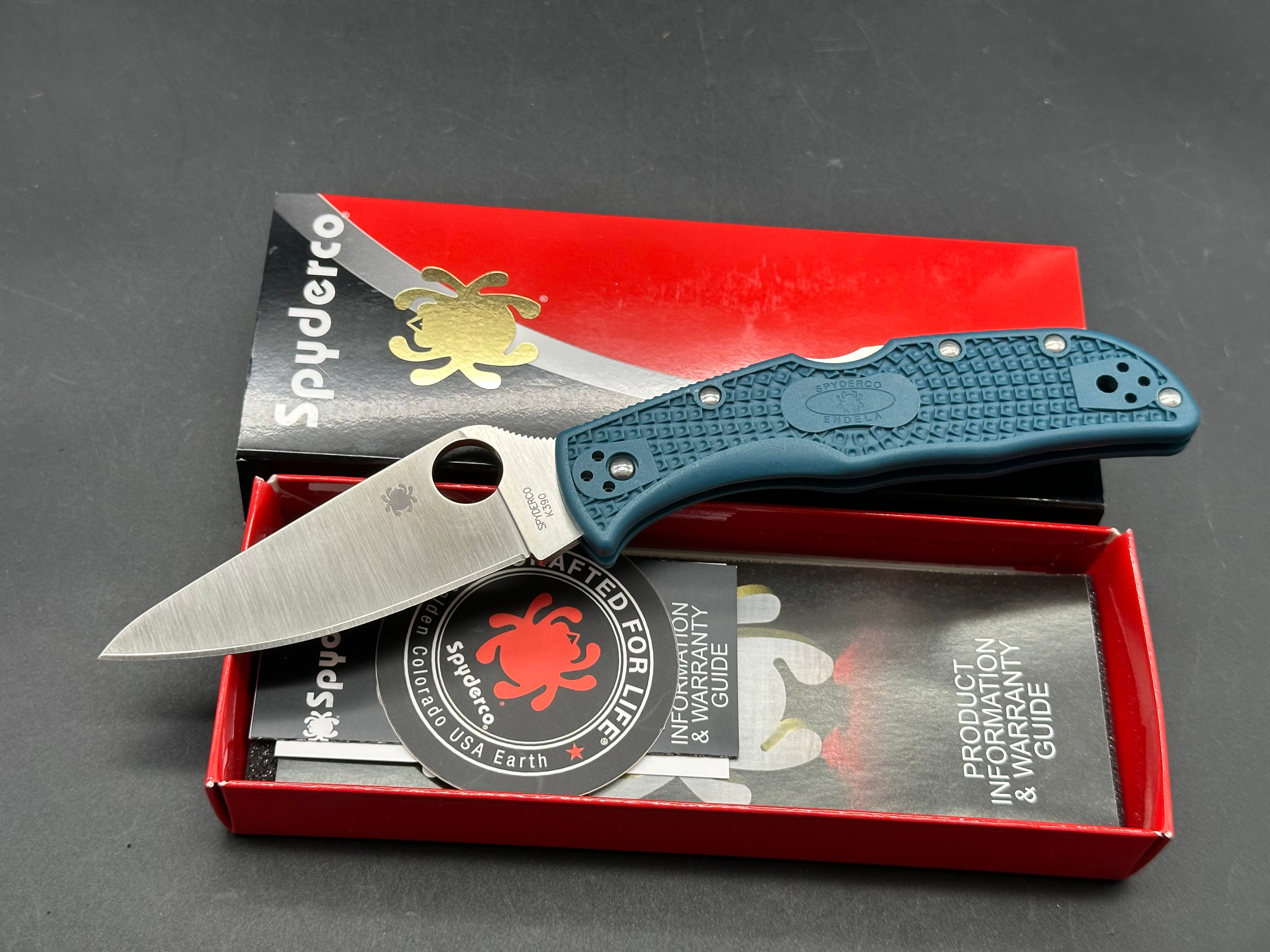 Spyderco Endela Lightweight Folding Knife - 3.41