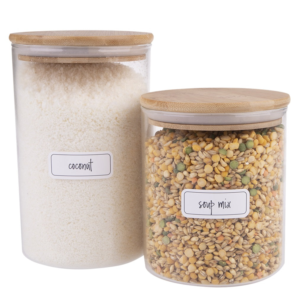 Appetito Pantry Labels - Premium Kitchen Organization Stickers for Jars, Containers & Spice Racks | Perfect for Home, Restaurant & Office Use