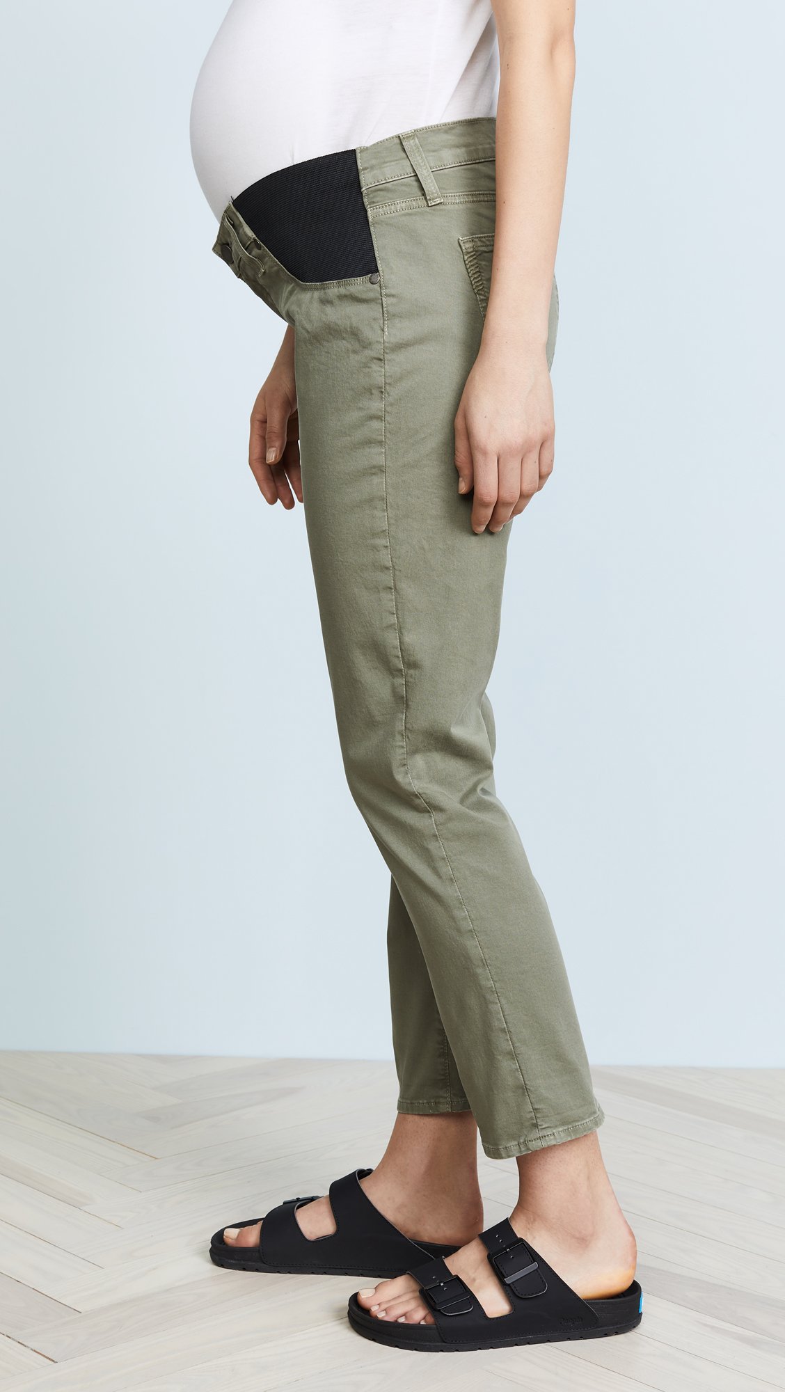 PAIGE Women's Brigitte Maternity Jeans - Stretchy Comfort Fit for Pregnancy | Perfect for Work, Casual & Everyday Wear