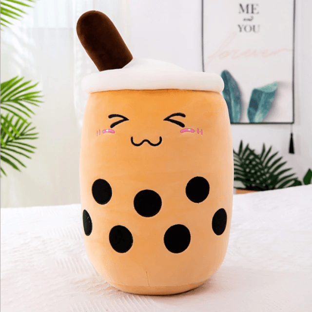 Boba Buddies Bubble Tea Plush Toy - Cute Kawaii Boba Drink Stuffed Animal for Kids & Adults - Perfect for Anime Lovers, Room Decor, and Bubble Tea Enthusiasts