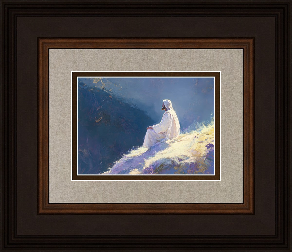 Contemplation By Justin Anna Culebro - Abstract Wall Art Painting for Home & Office Decor | Perfect for Living Room, Bedroom or Meditation Space