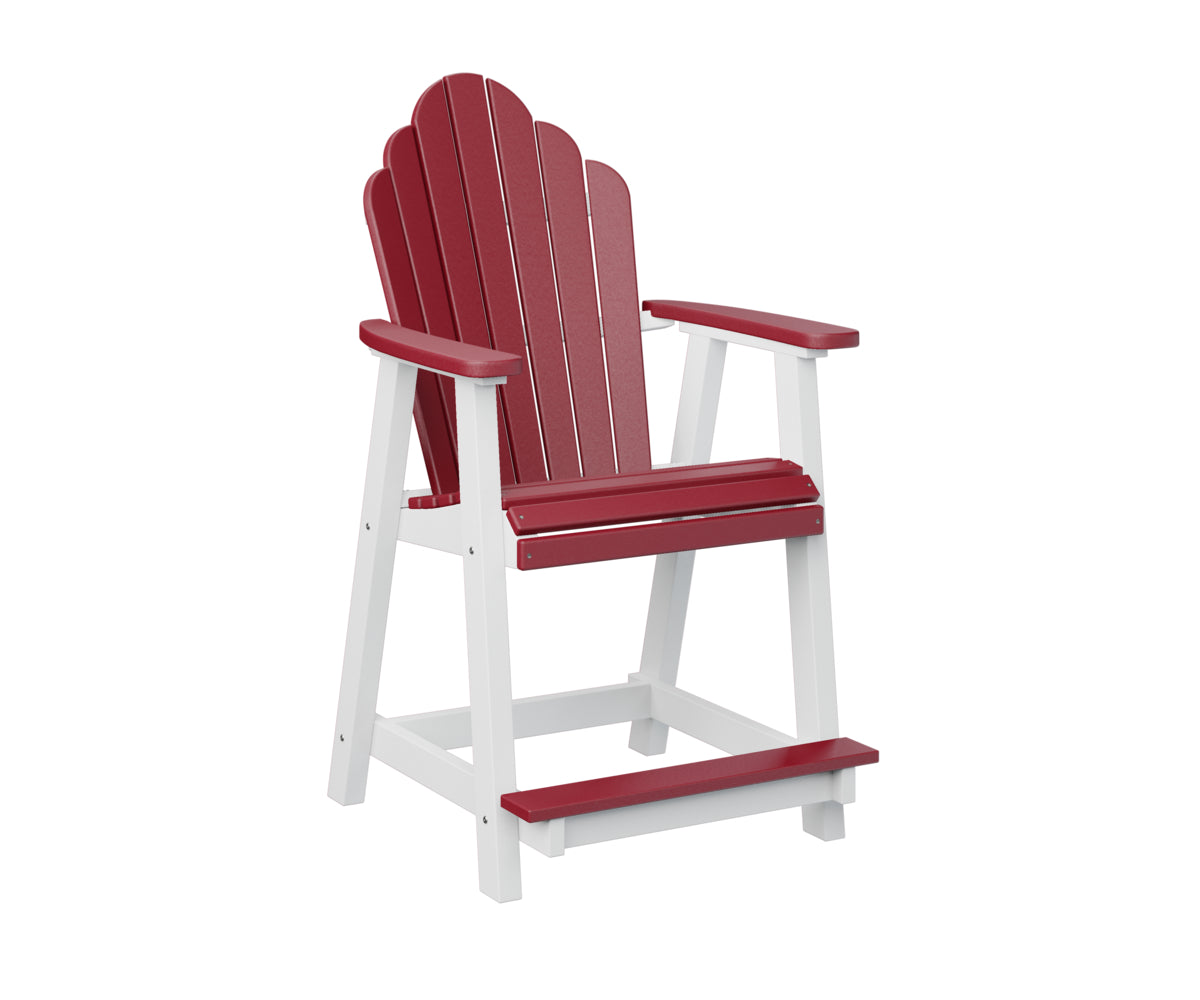 Berlin Gardens Cozi Back Counter Chair - Stylish & Comfortable Bar Stool for Kitchen Island, Breakfast Nook & Home Bar - Perfect for Indoor Dining & Entertaining