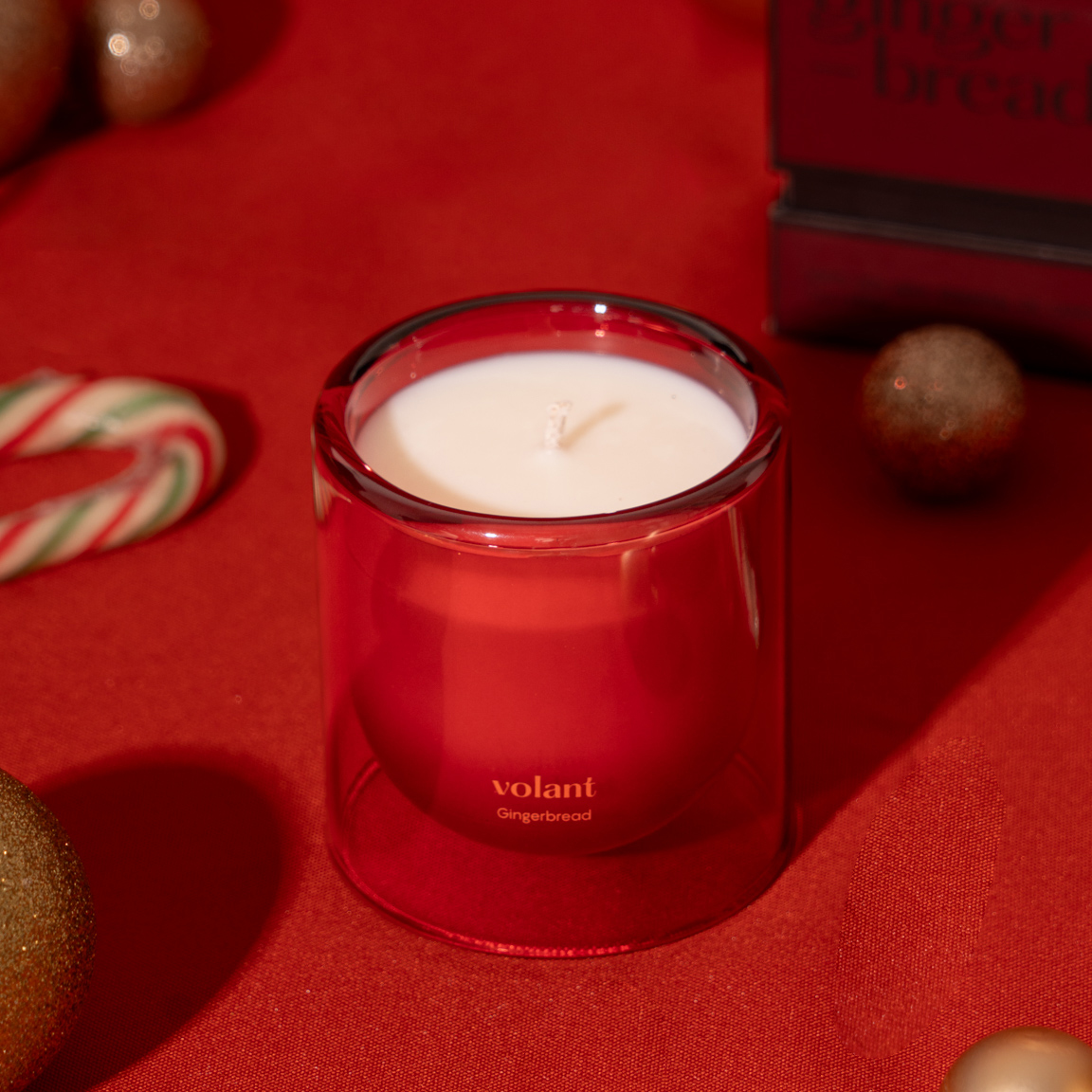 Gingerbread Scented Candle - Holiday Spice Aromatherapy for Christmas, Home Decor & Cozy Winter Evenings